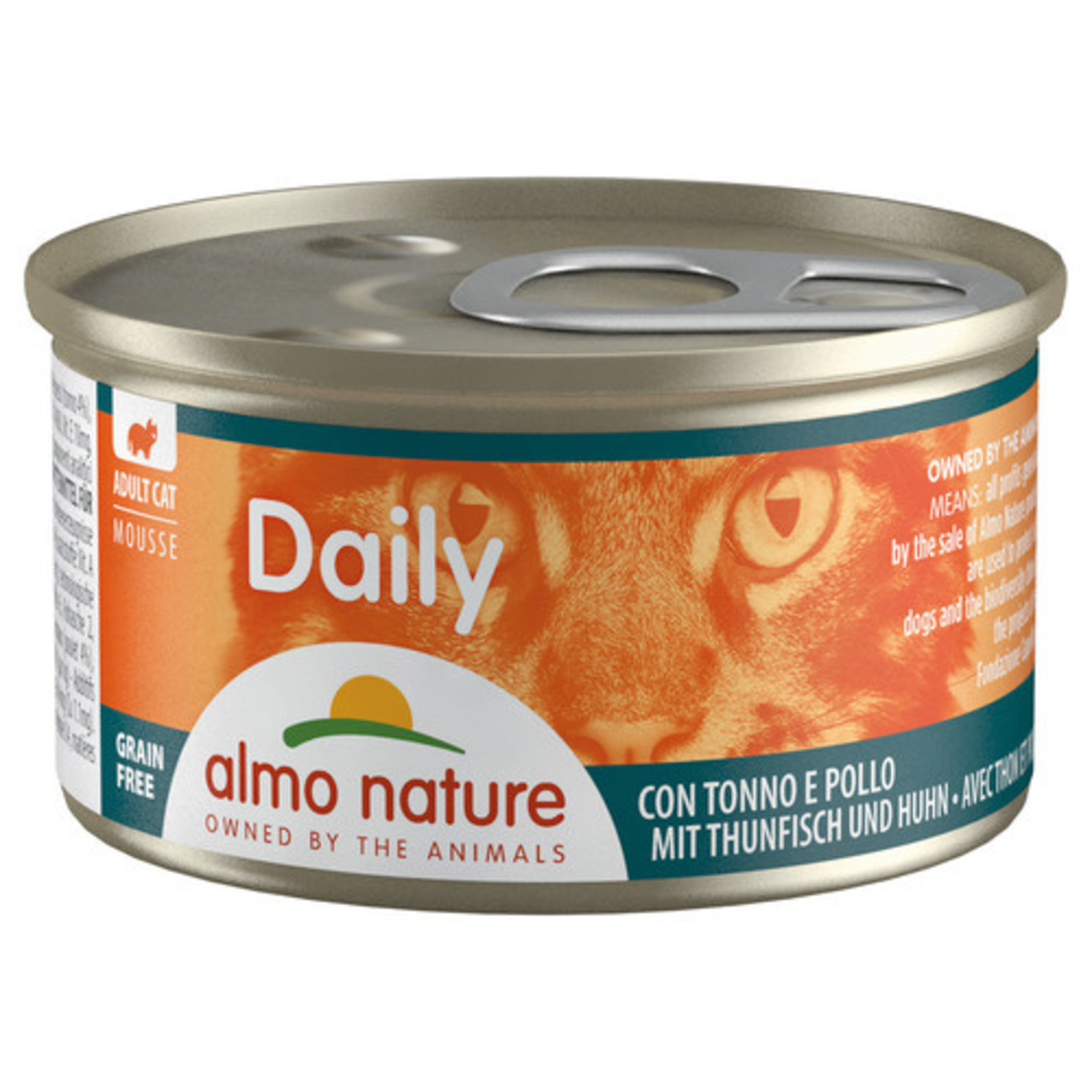 Almo nature Almo Nature Dailymenu cat mousse tonijn&kip  85gr