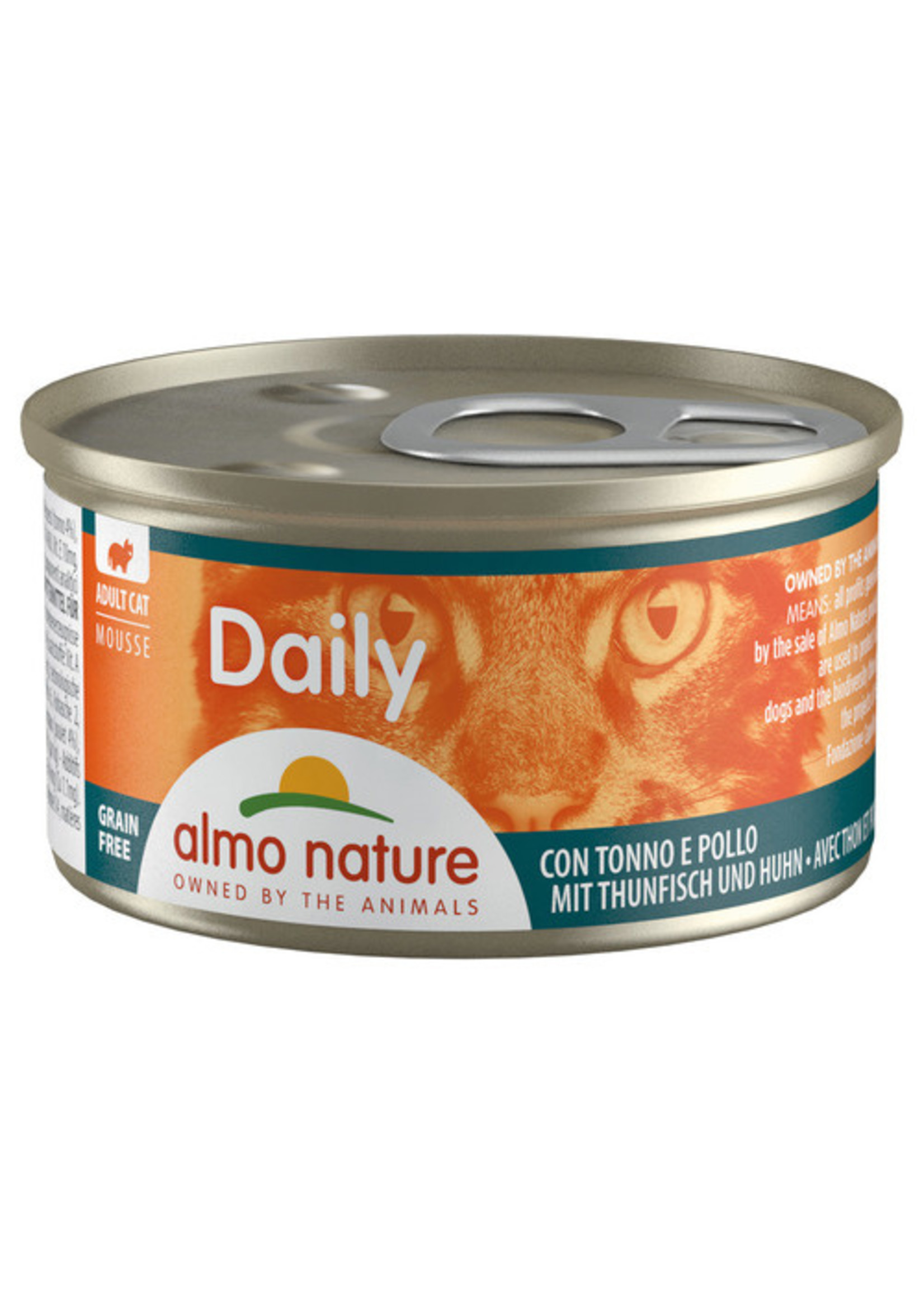 Almo nature Almo Nature Dailymenu cat mousse tonijn&kip  85gr