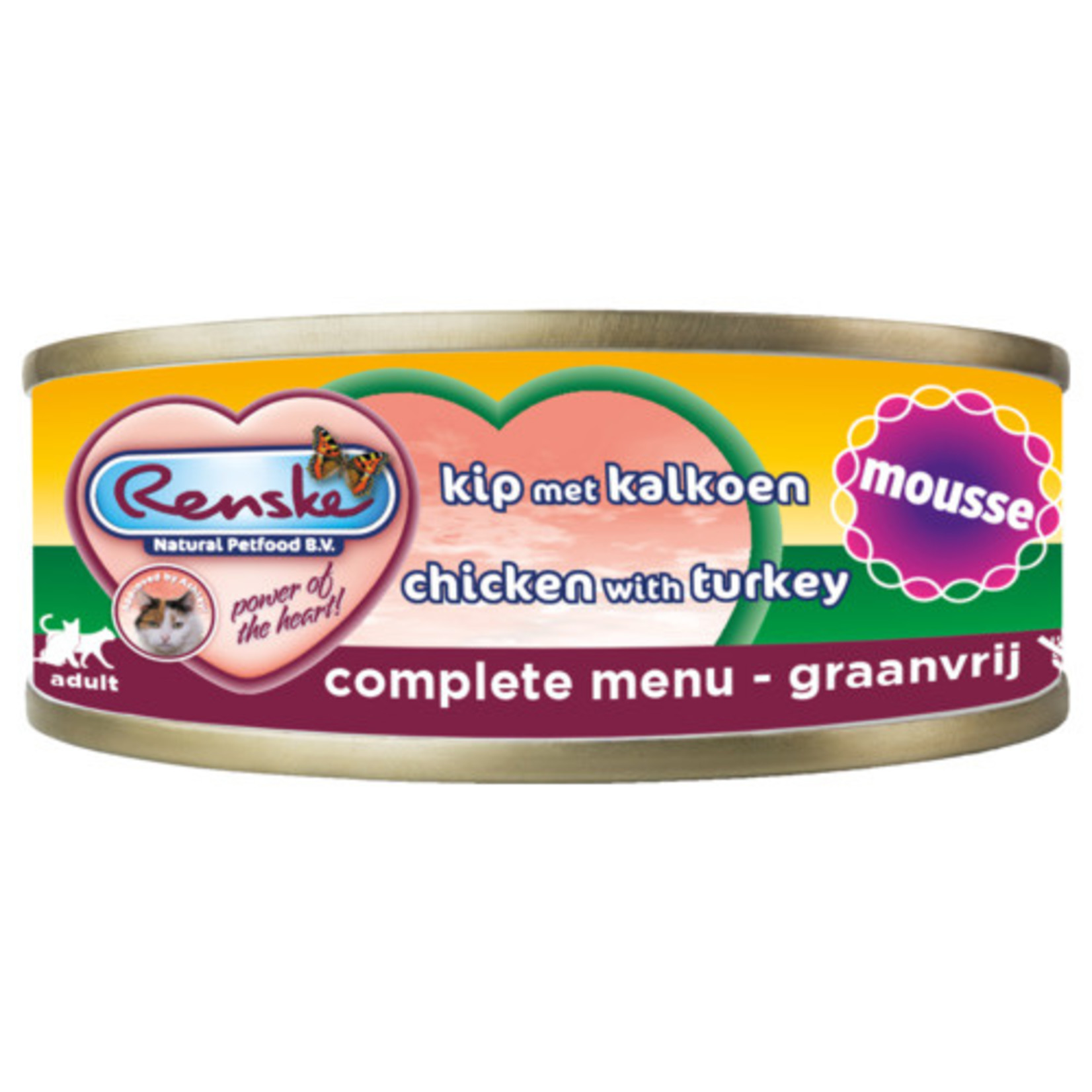 renske Renske vers kat mousse kip/kalkoen  70gr