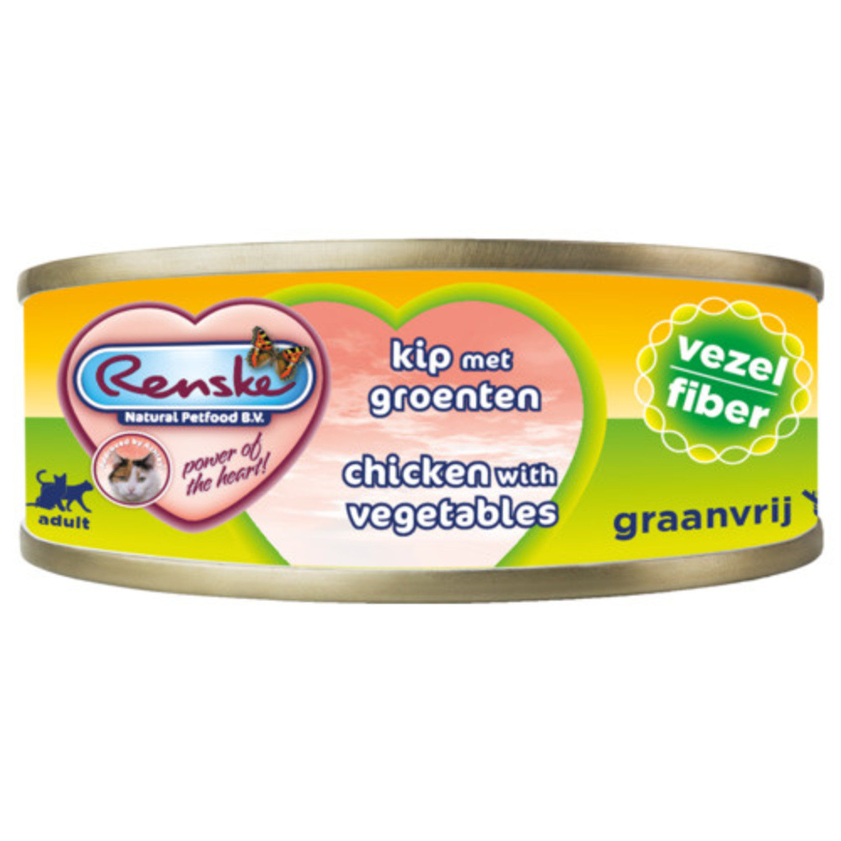 renske Renske vers kat vezel kip/groente  70gr