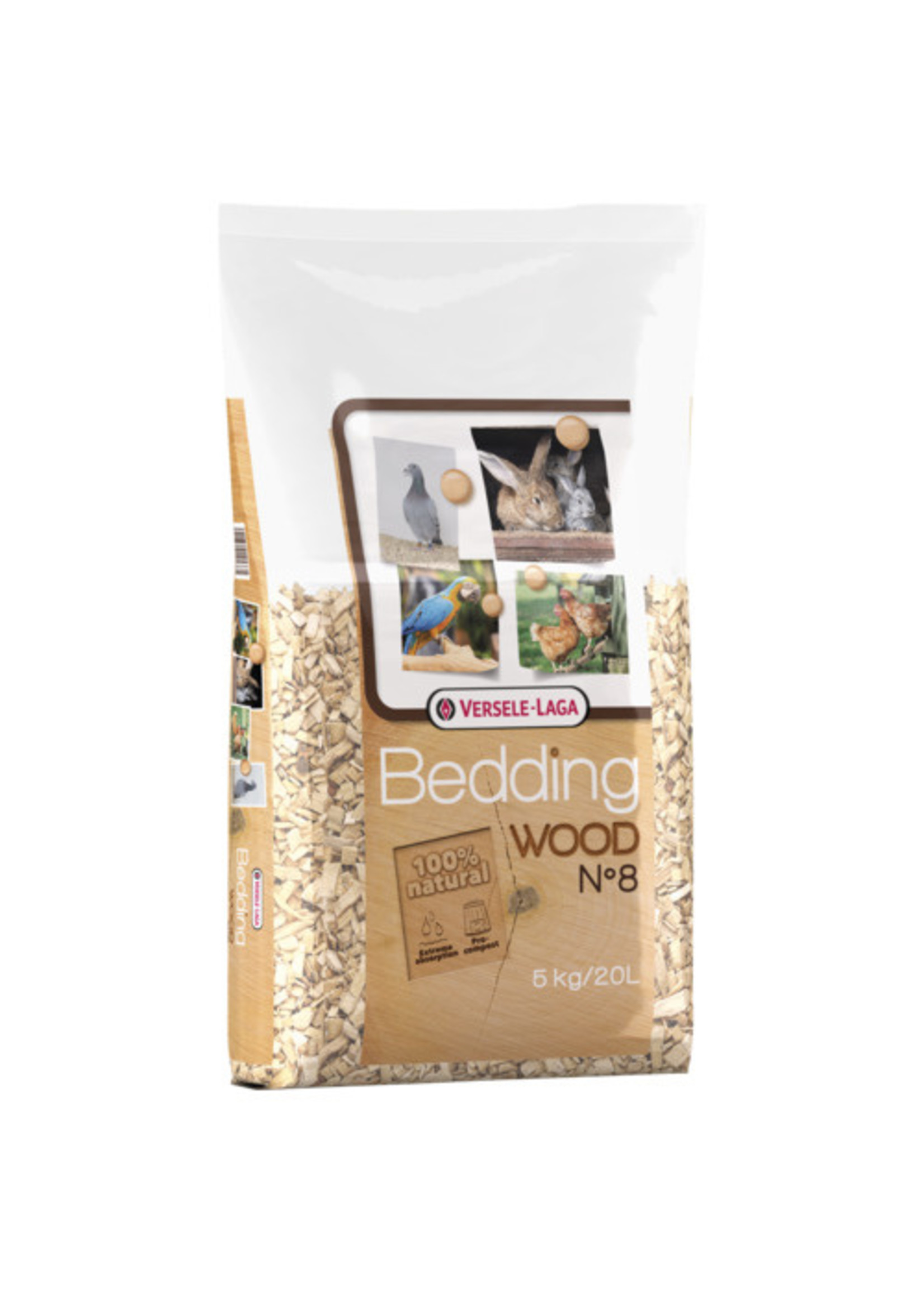 versele laga Wood bedding beukenhout n 8 5kg