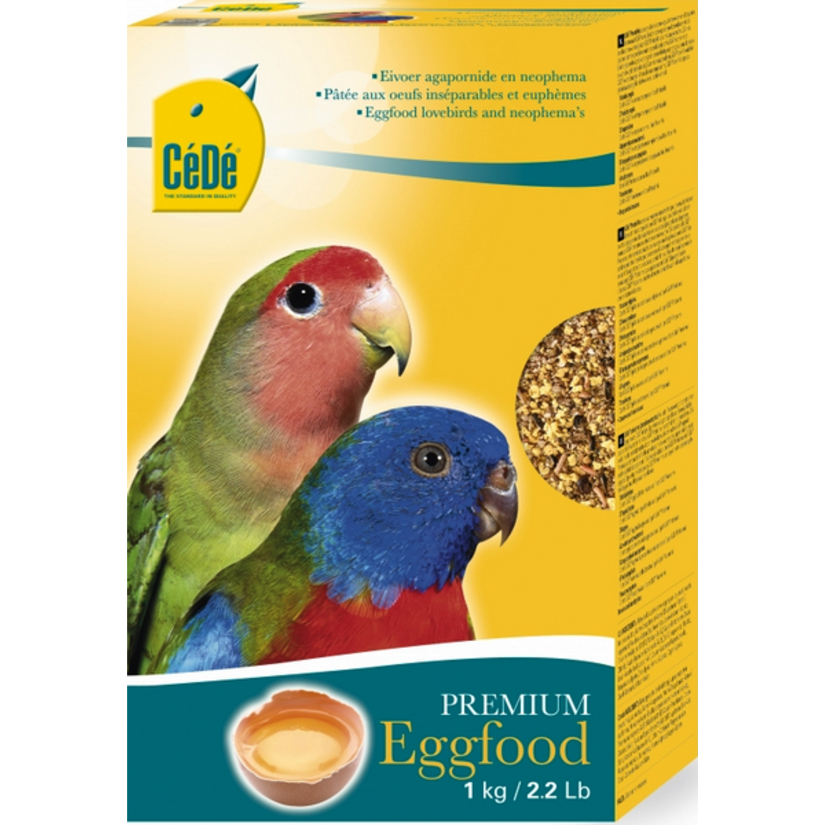 cede Cede eivoer agaporniden/neophema  1kg