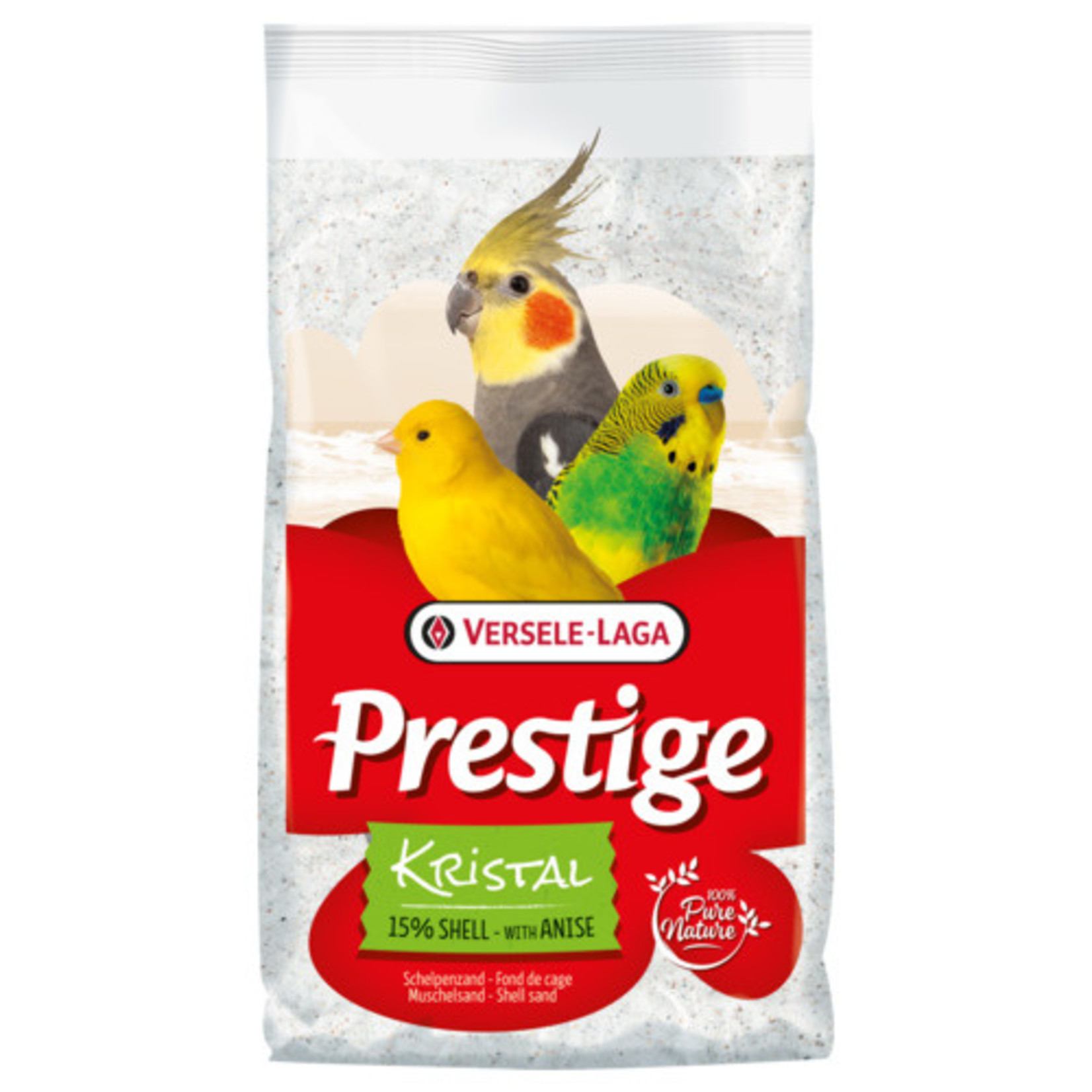 versele laga Schelpenzand kristal zak 25 kg Wit