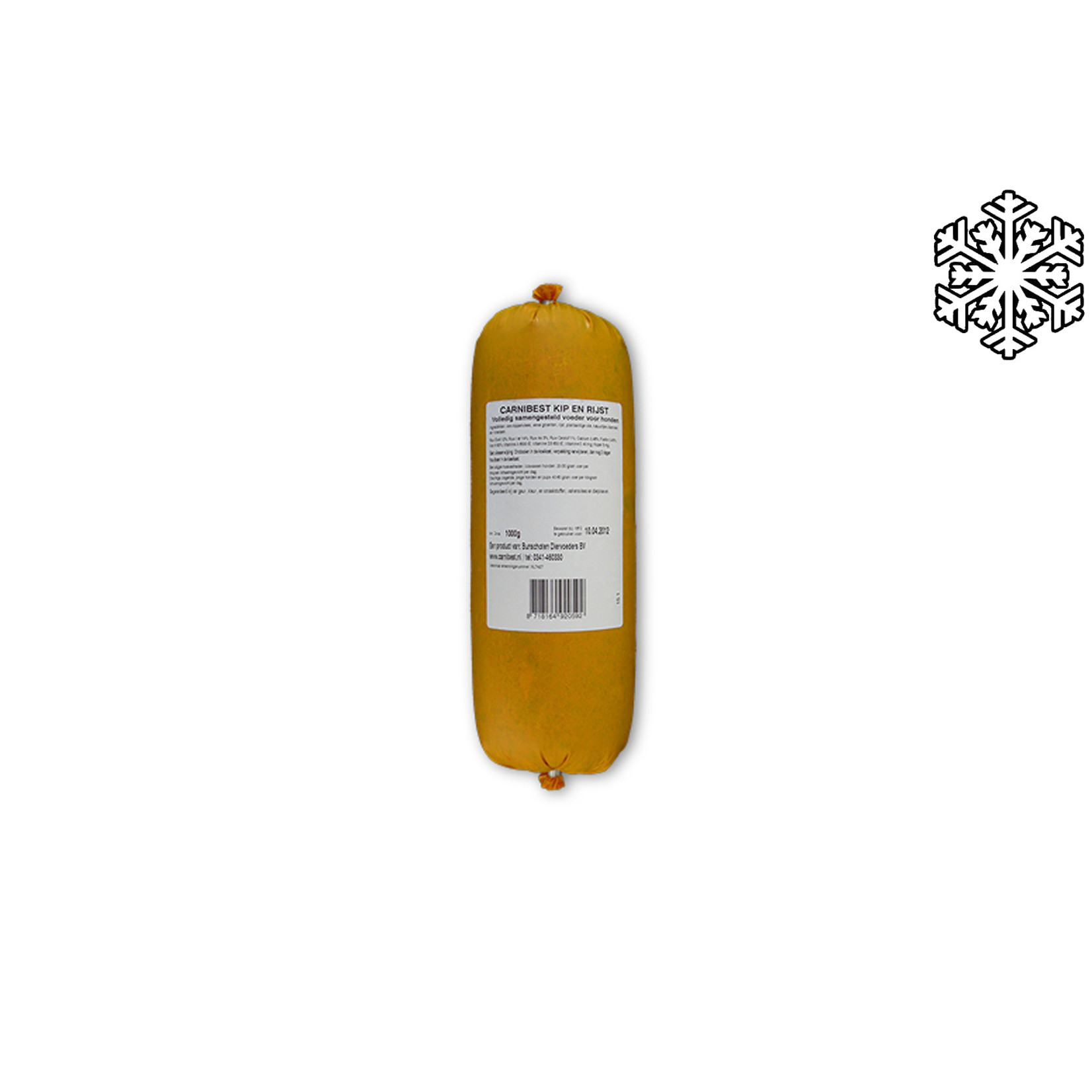 Carnibest carnibest kip/rijst 1000gr