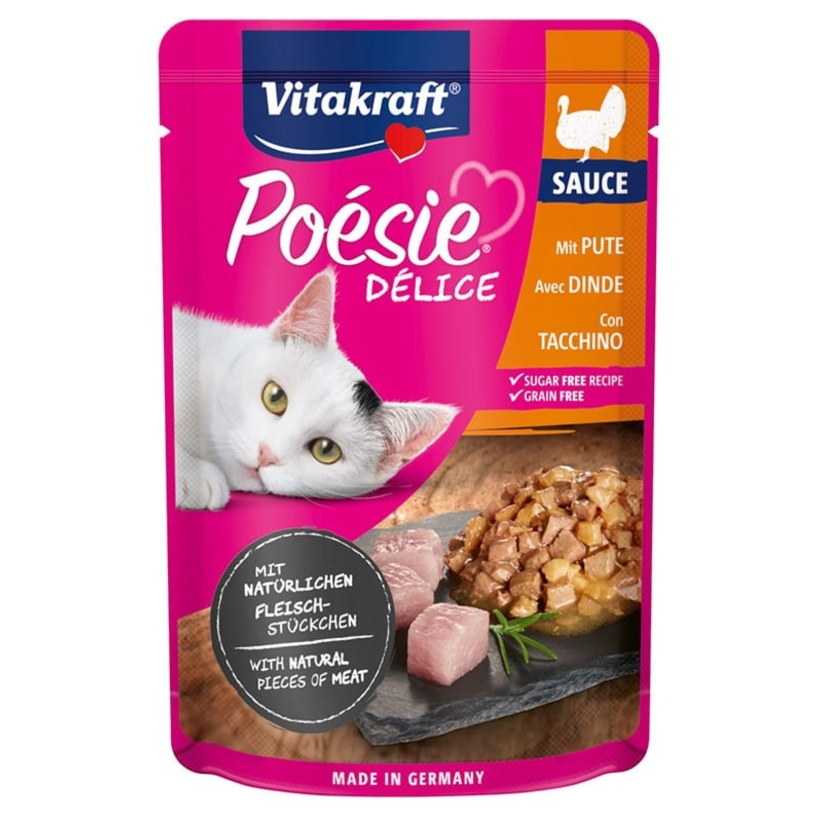 vitakraft Poésie DéliceSauce + kalkoen 85g