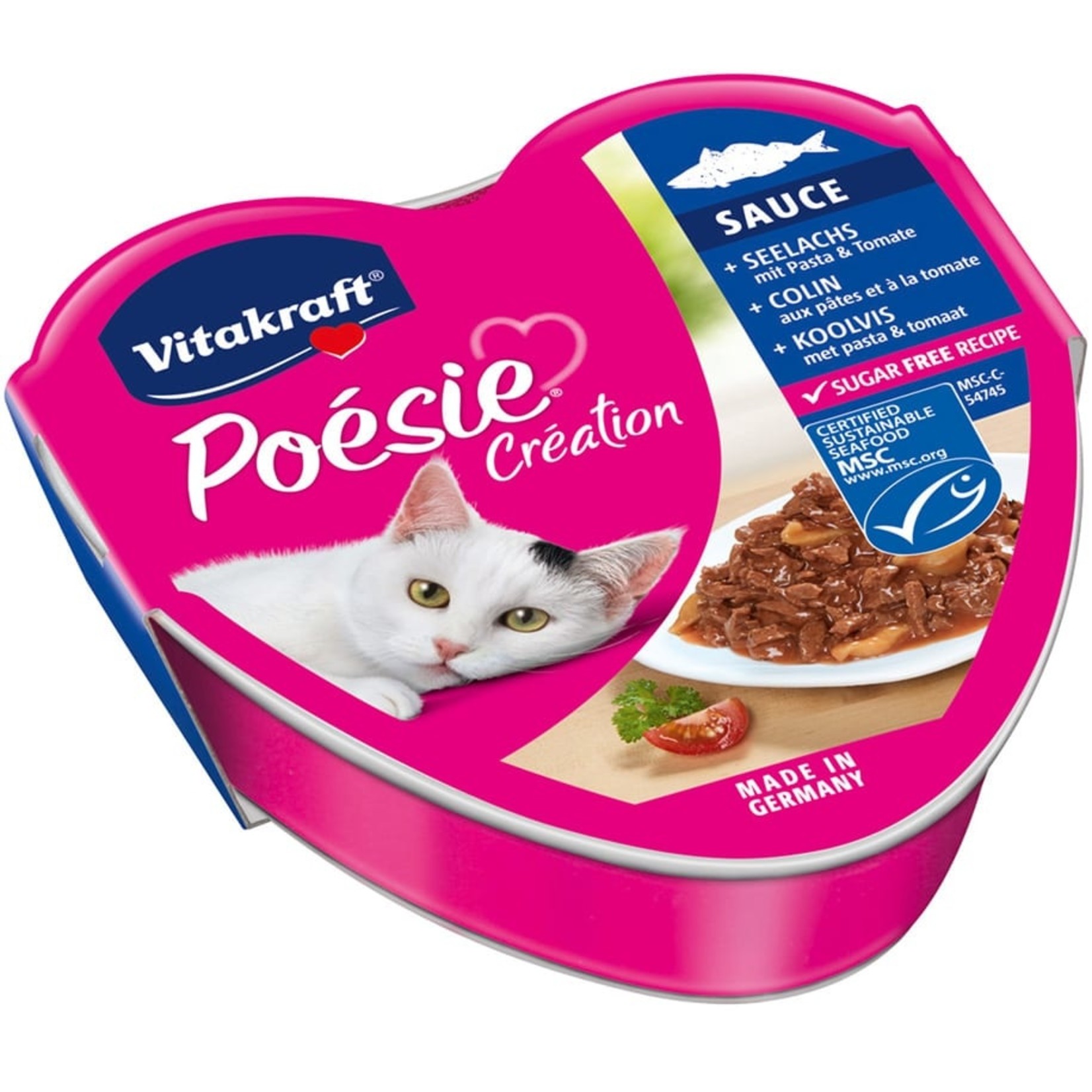 vitakraft Poésie Création koolvis MSC & tomaat 85g