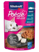 vitakraft Po≈Ωsie D≈ΩliSauce + kabeljauw MSC 85g