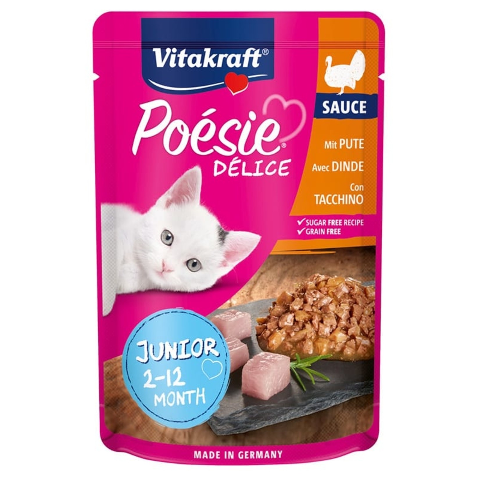vitakraft Poésie Délice kalkoen Junior 85g