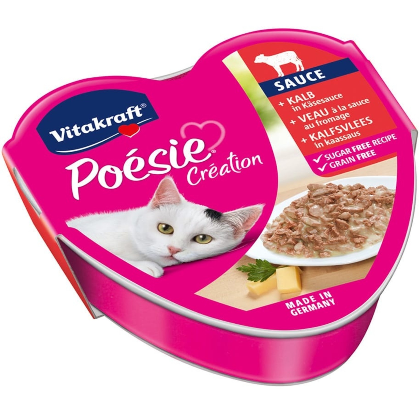 vitakraft Poésie Création kalfsvlees & kaas 85g