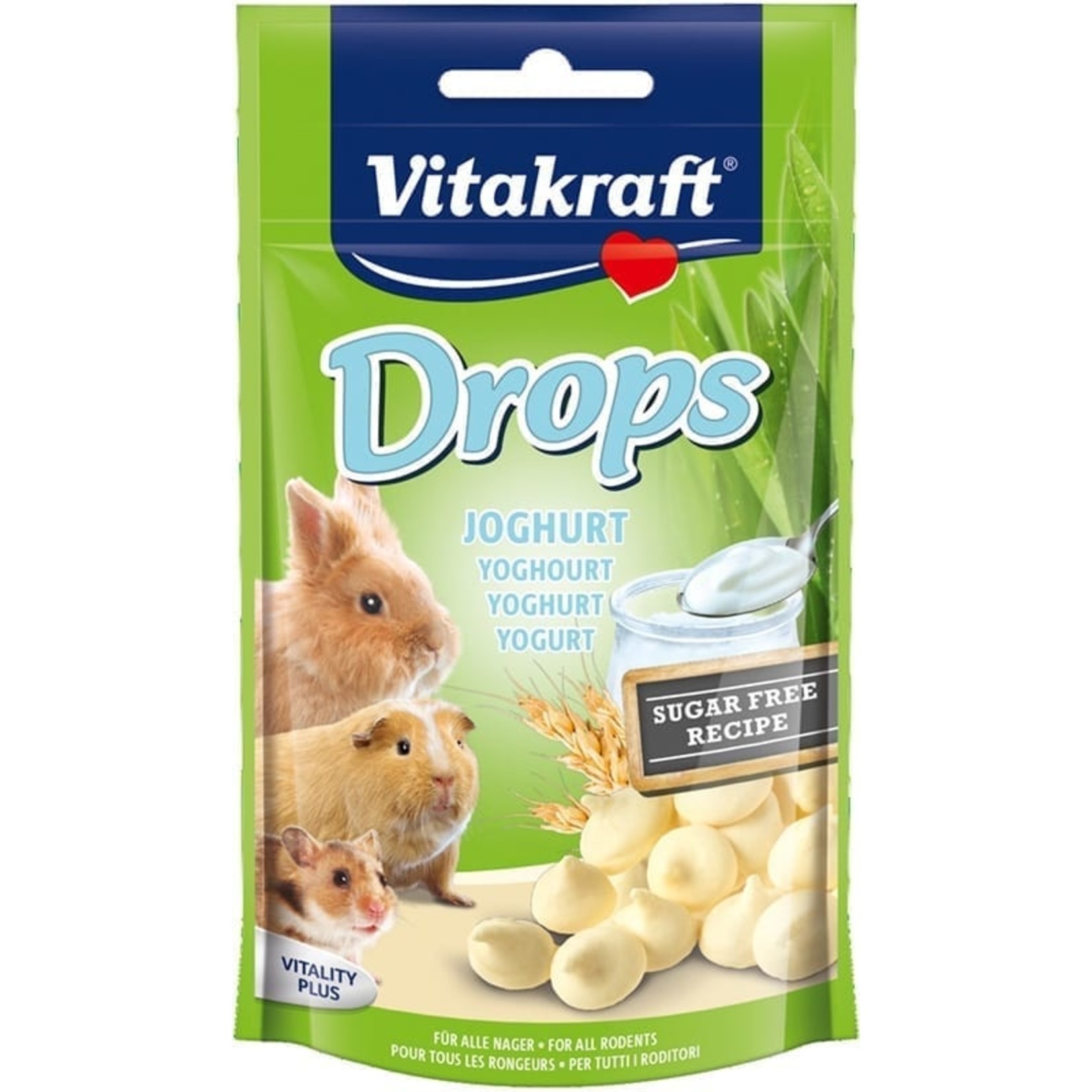vitakraft Drops knaagdieren yoghurt 75g