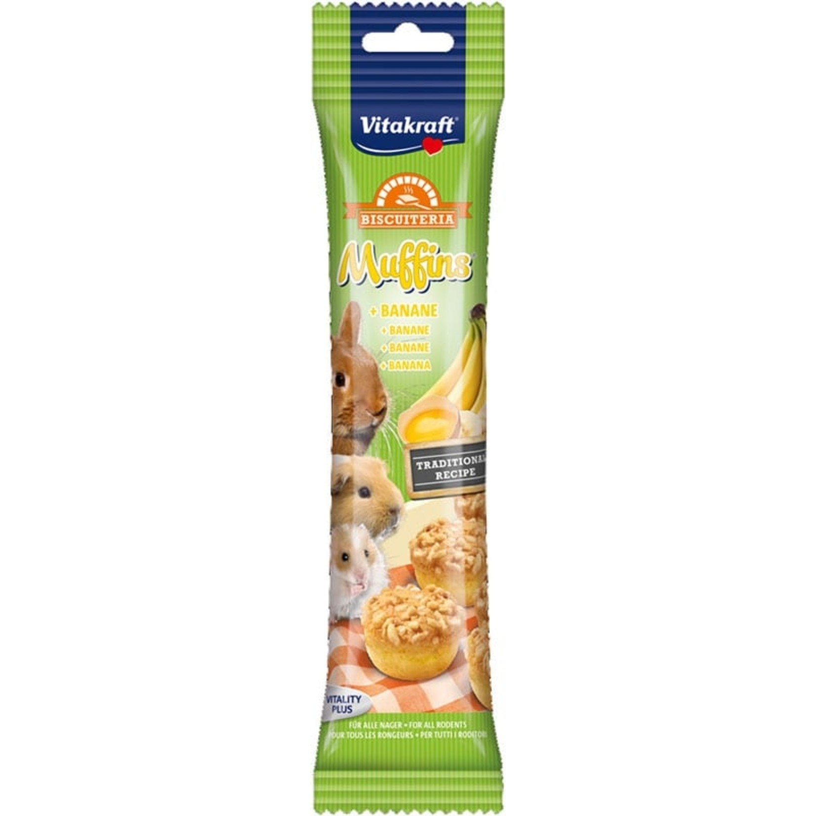 vitakraft Muffins knaagdieren banaan
