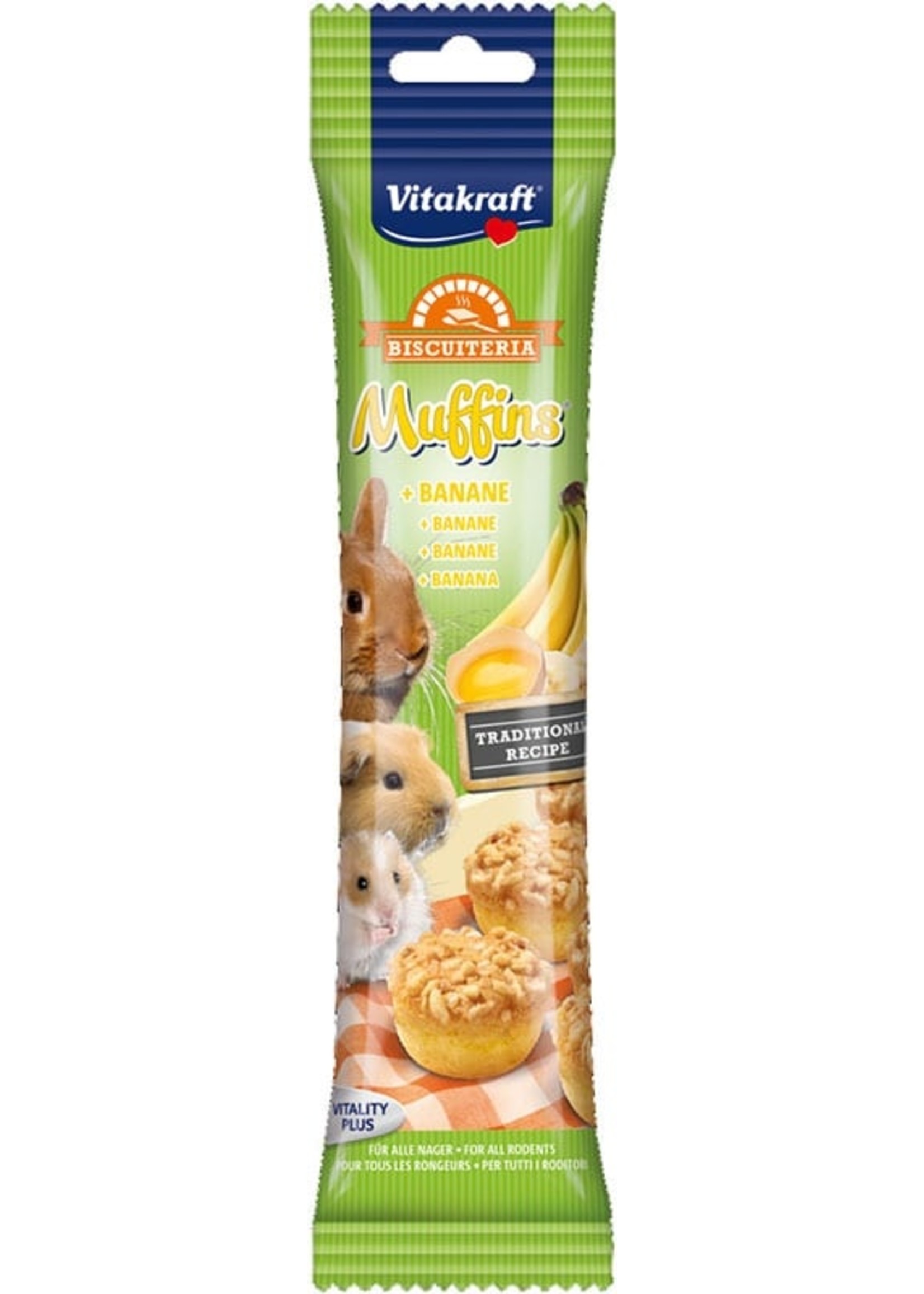 vitakraft Muffins banaan 18 gr knaagdieren