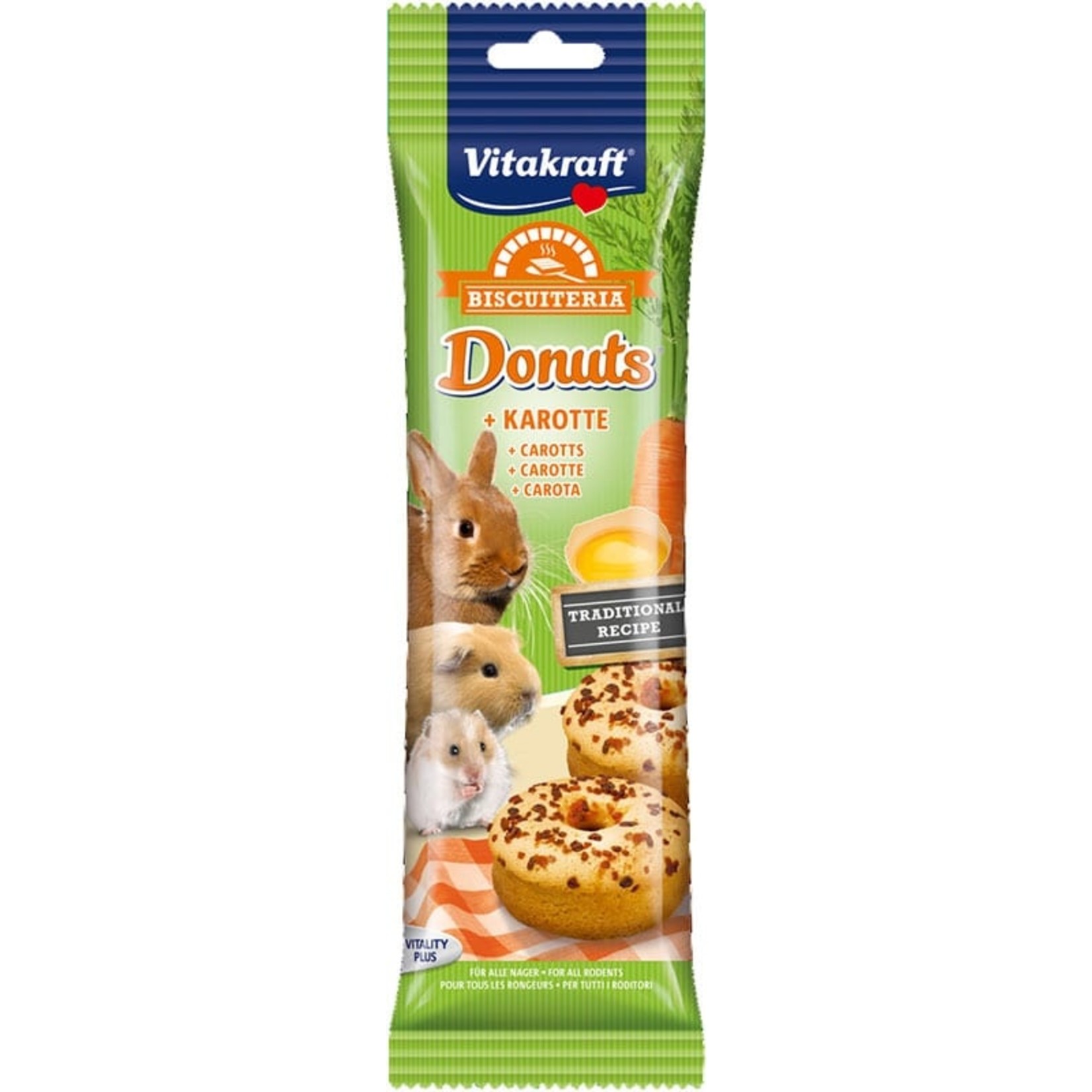 vitakraft Donuts knaagdieren wortel