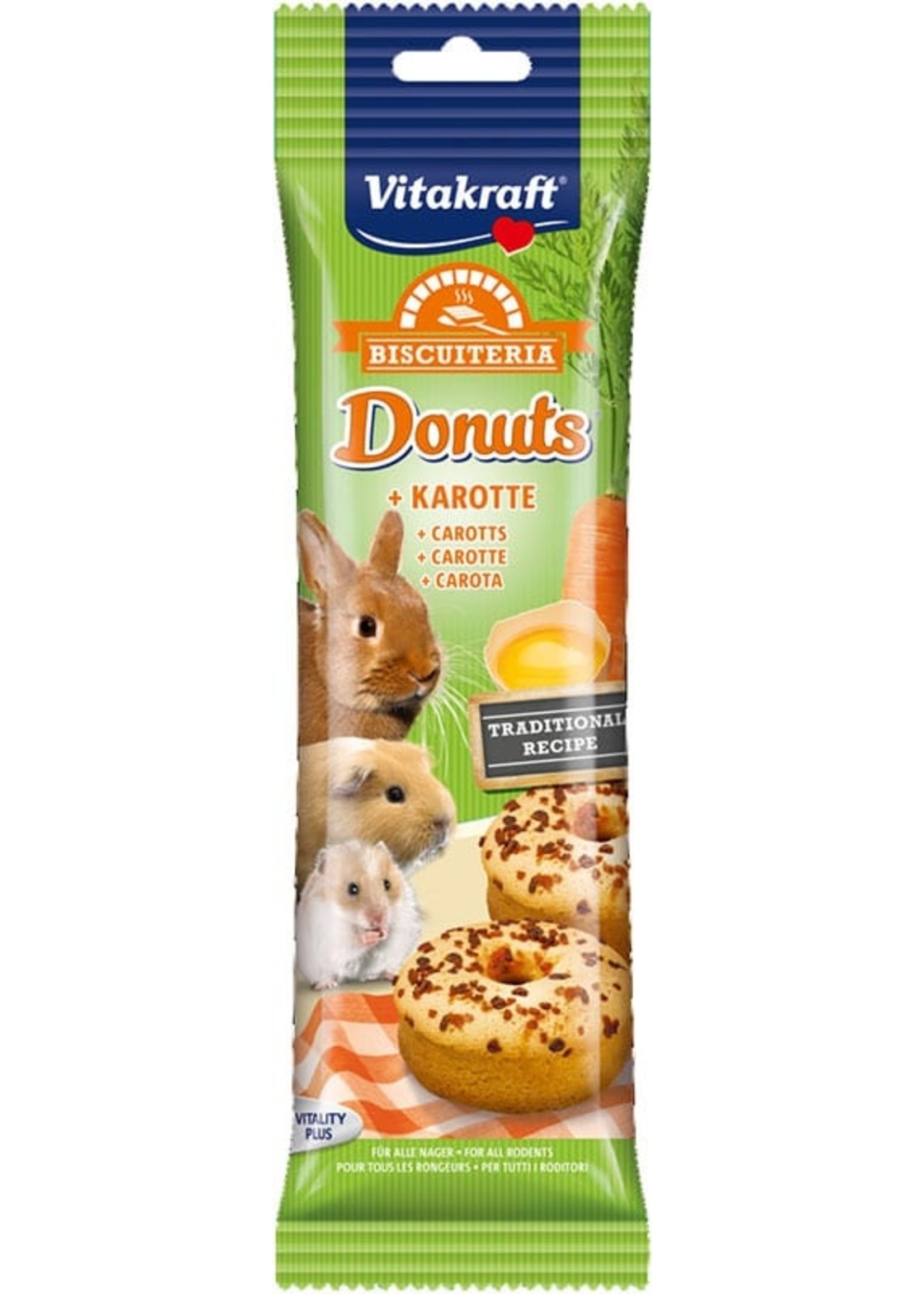 vitakraft Donuts worteltjes 28 gr knaagdieren