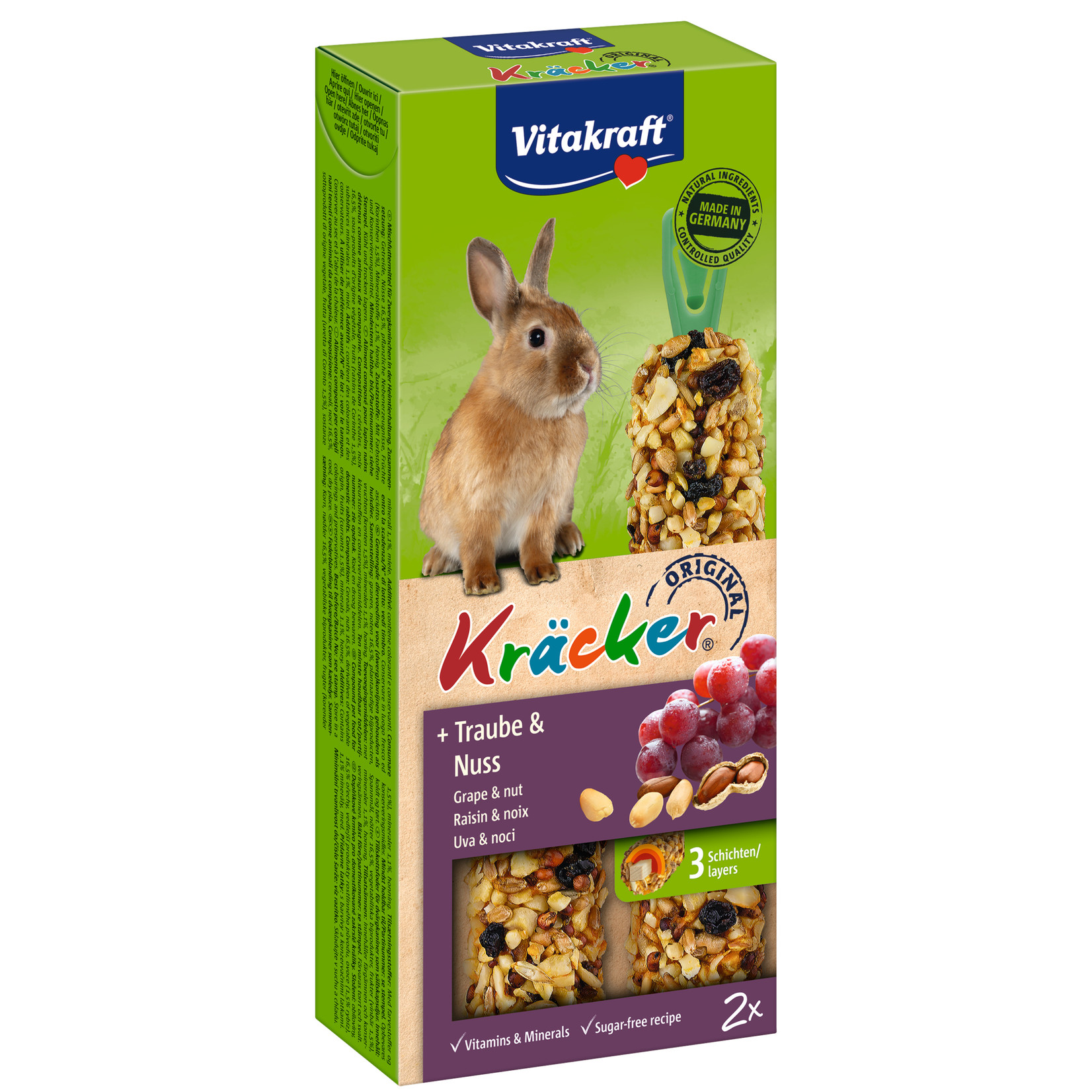 vitakraft Kräcker konijnen druif/noot