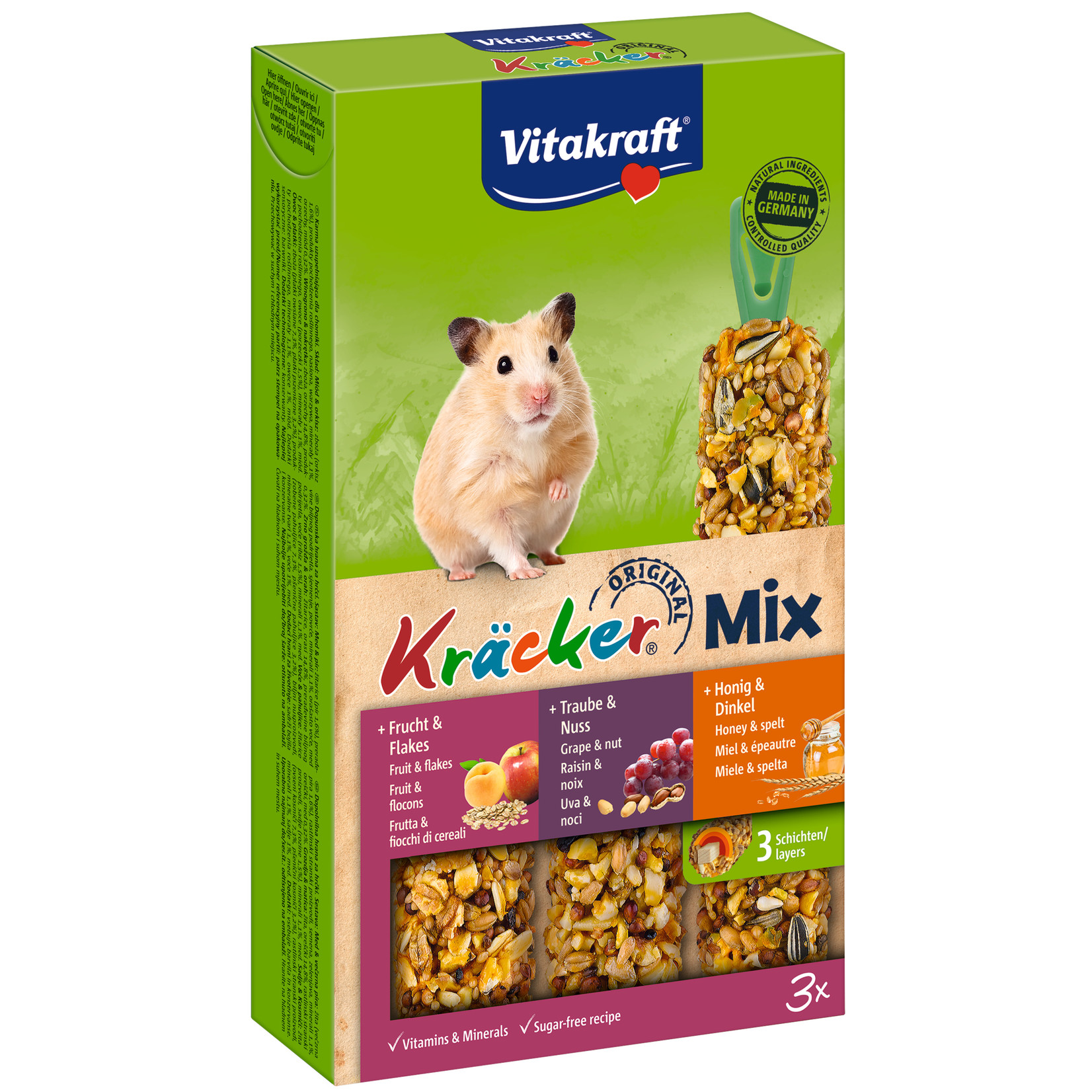 vitakraft Kräcker hamsters honing/spelt