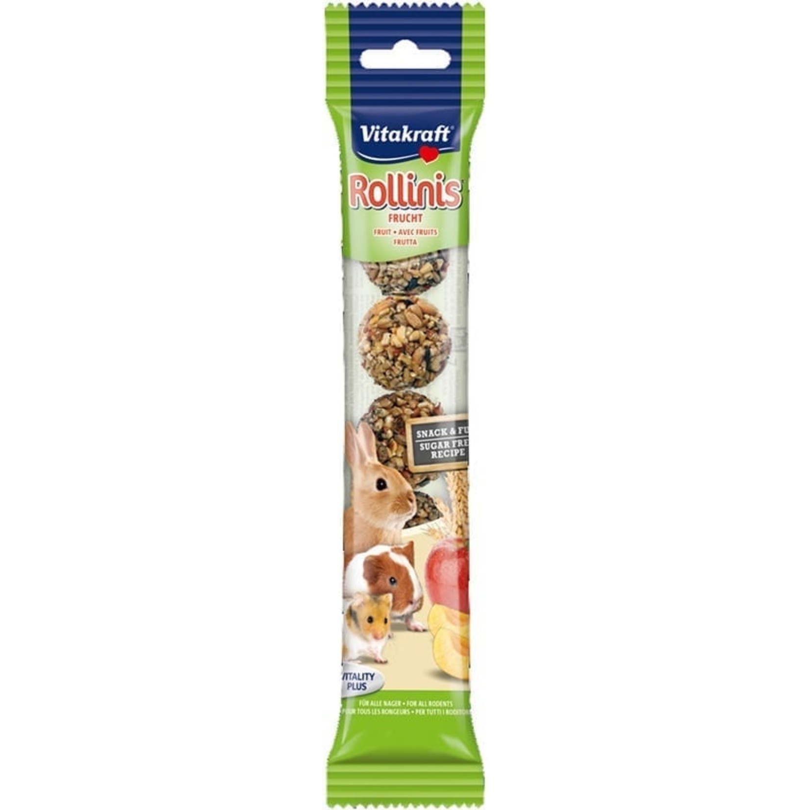 vitakraft Rollinis knaagdieren vruchten 48g