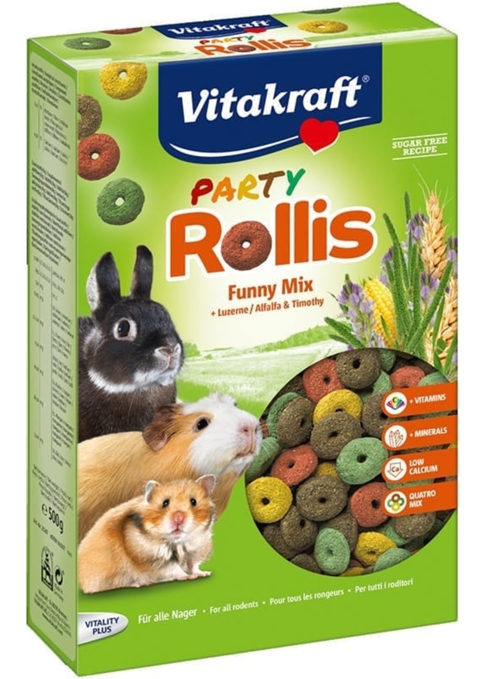 vitakraft Rollis Party√ä 500 gr knaagdieren