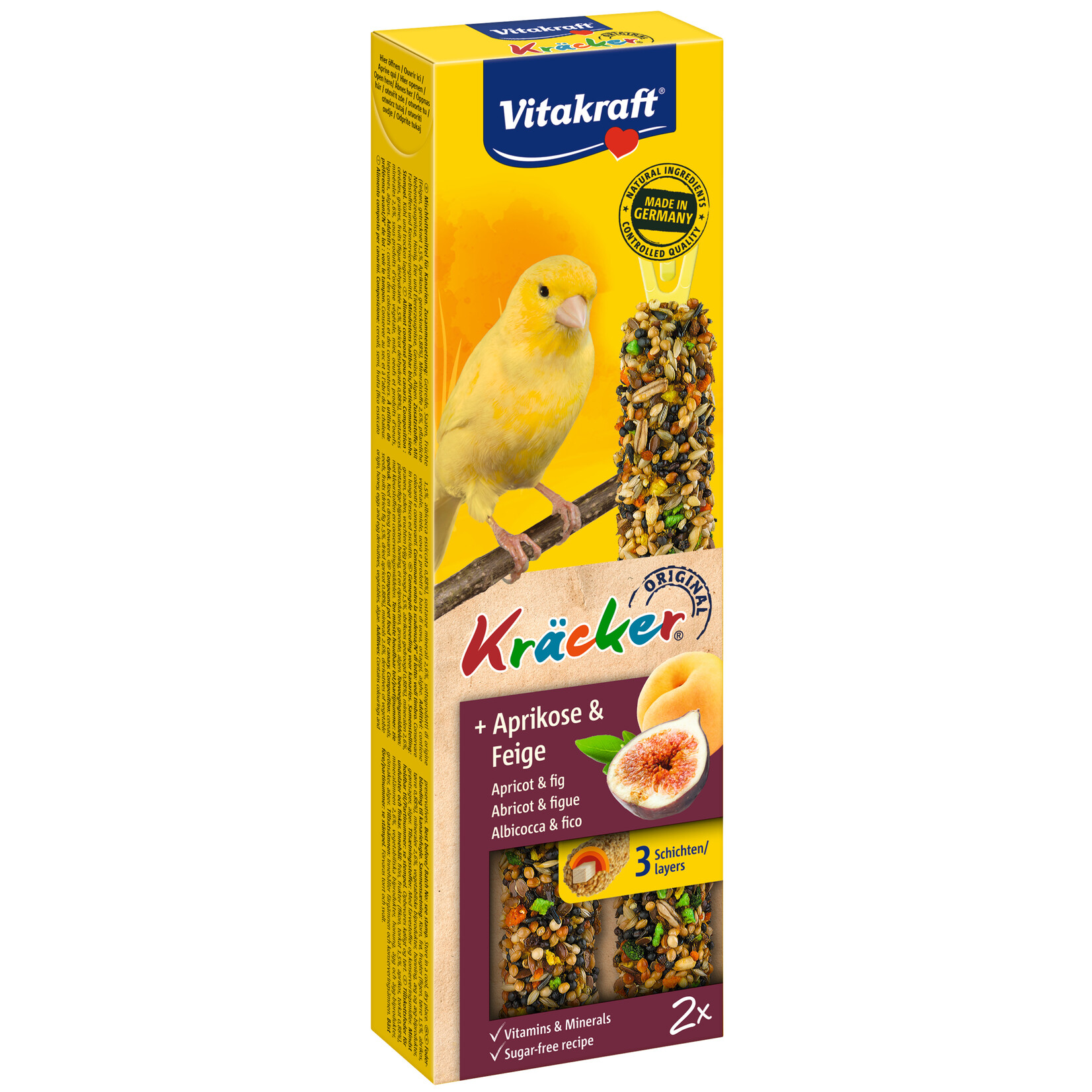 vitakraft Kräcker kanaries abrikoos/vijg