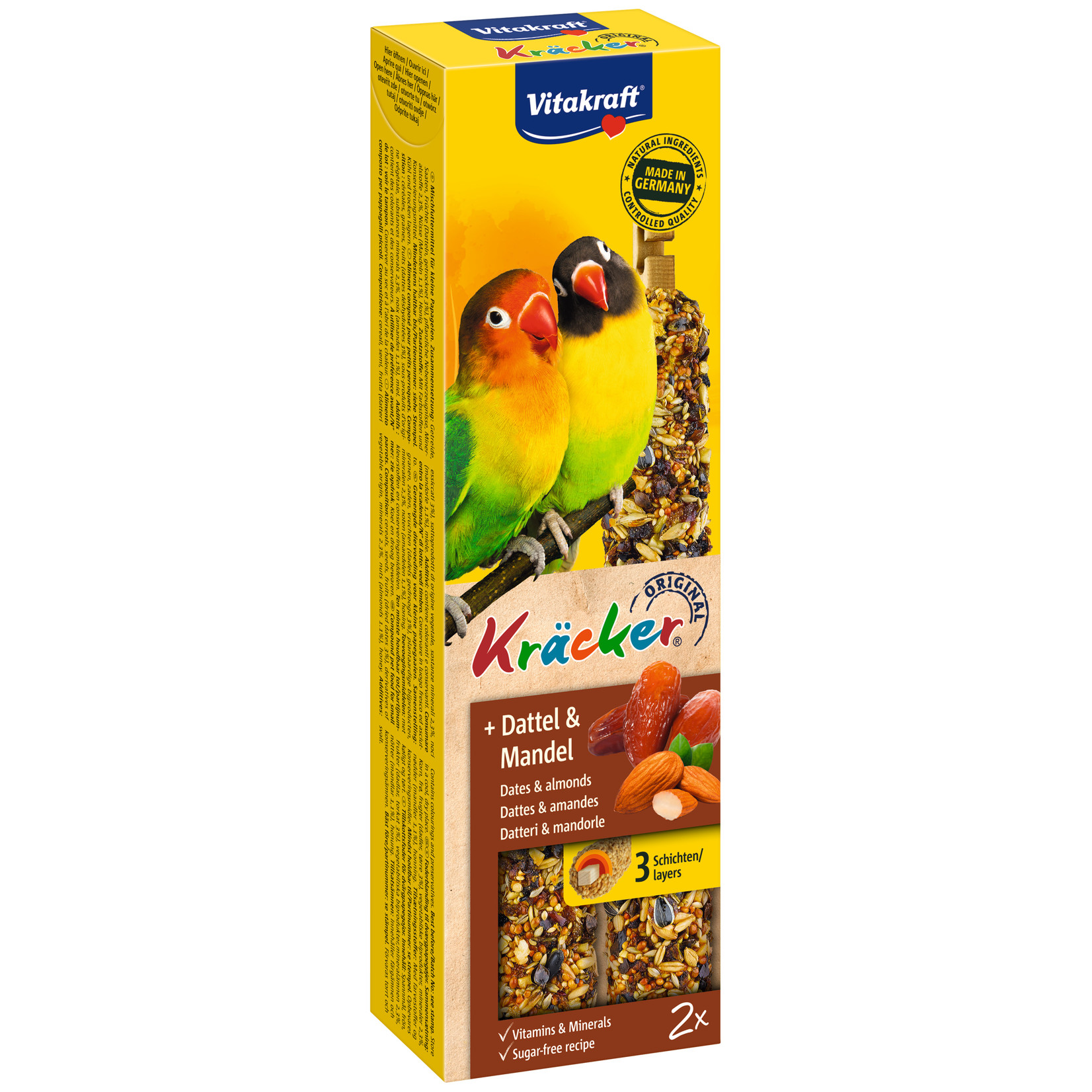 vitakraft Kräcker agaporniden dadel/amandel