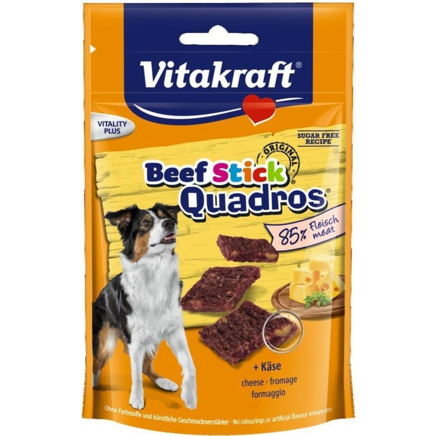vitakraft Beef Stick Quadros kaas 70g
