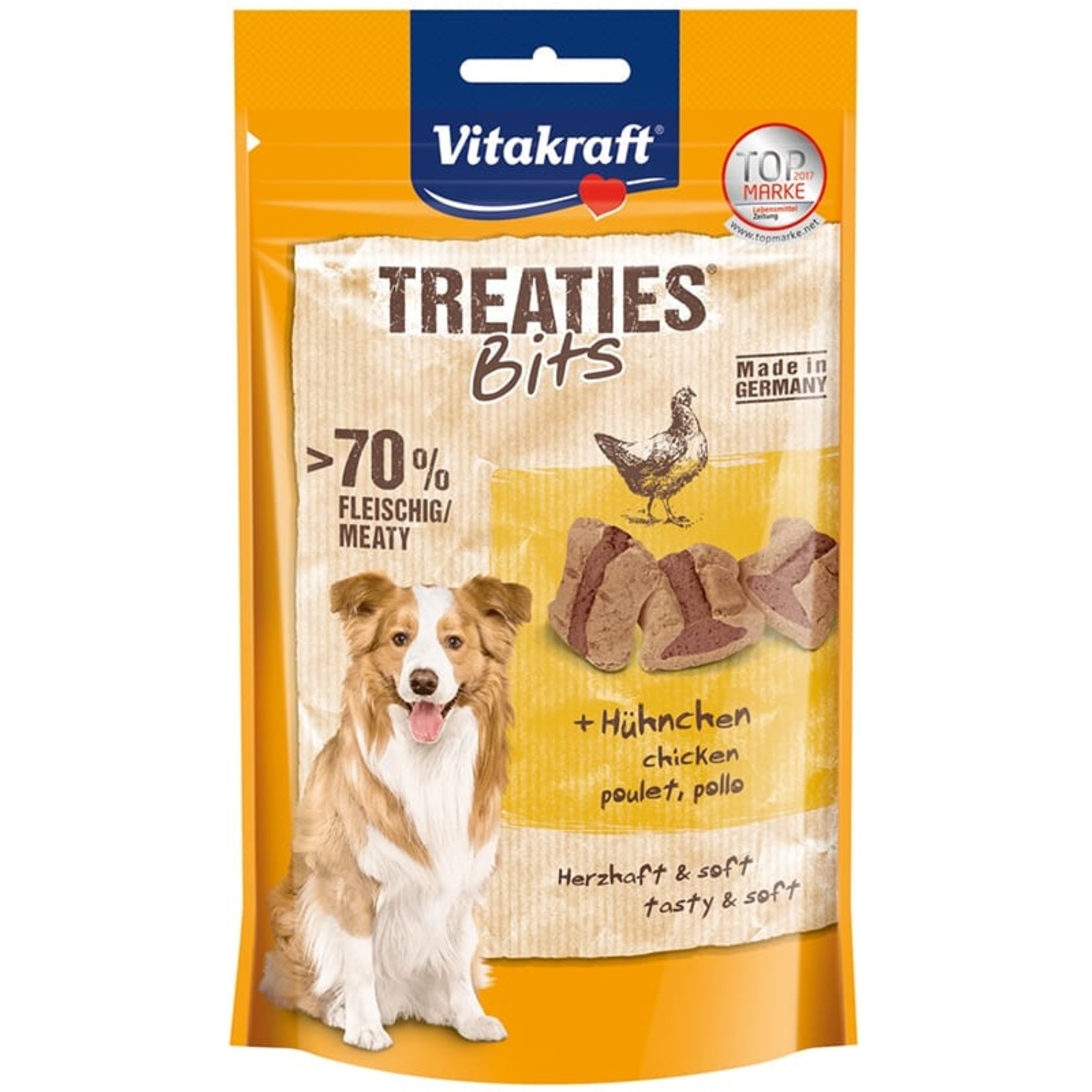 vitakraft Treaties Bits Bacon Style kip 120g
