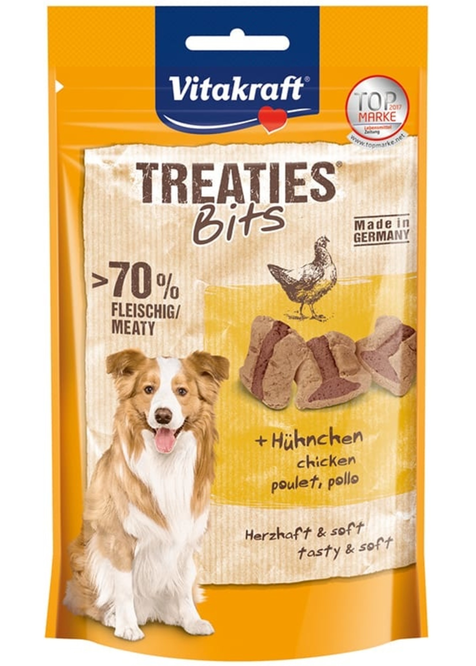 vitakraft Treaties Bits kip bacon 120 gr hond