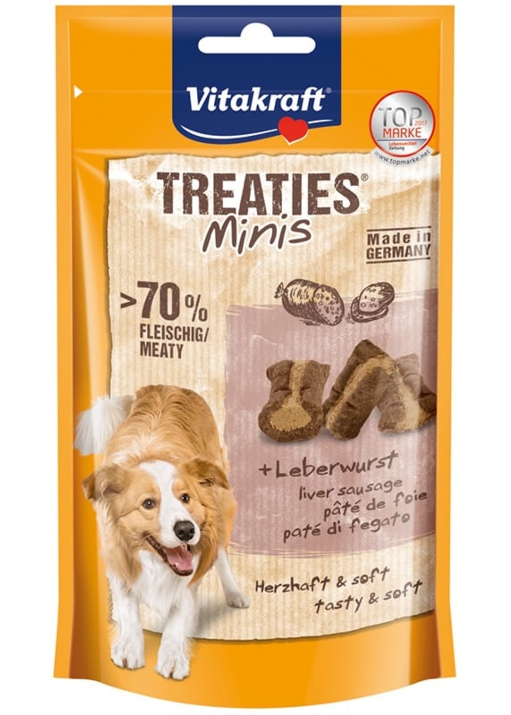 vitakraft Treaties Minis Leverworst 48gr