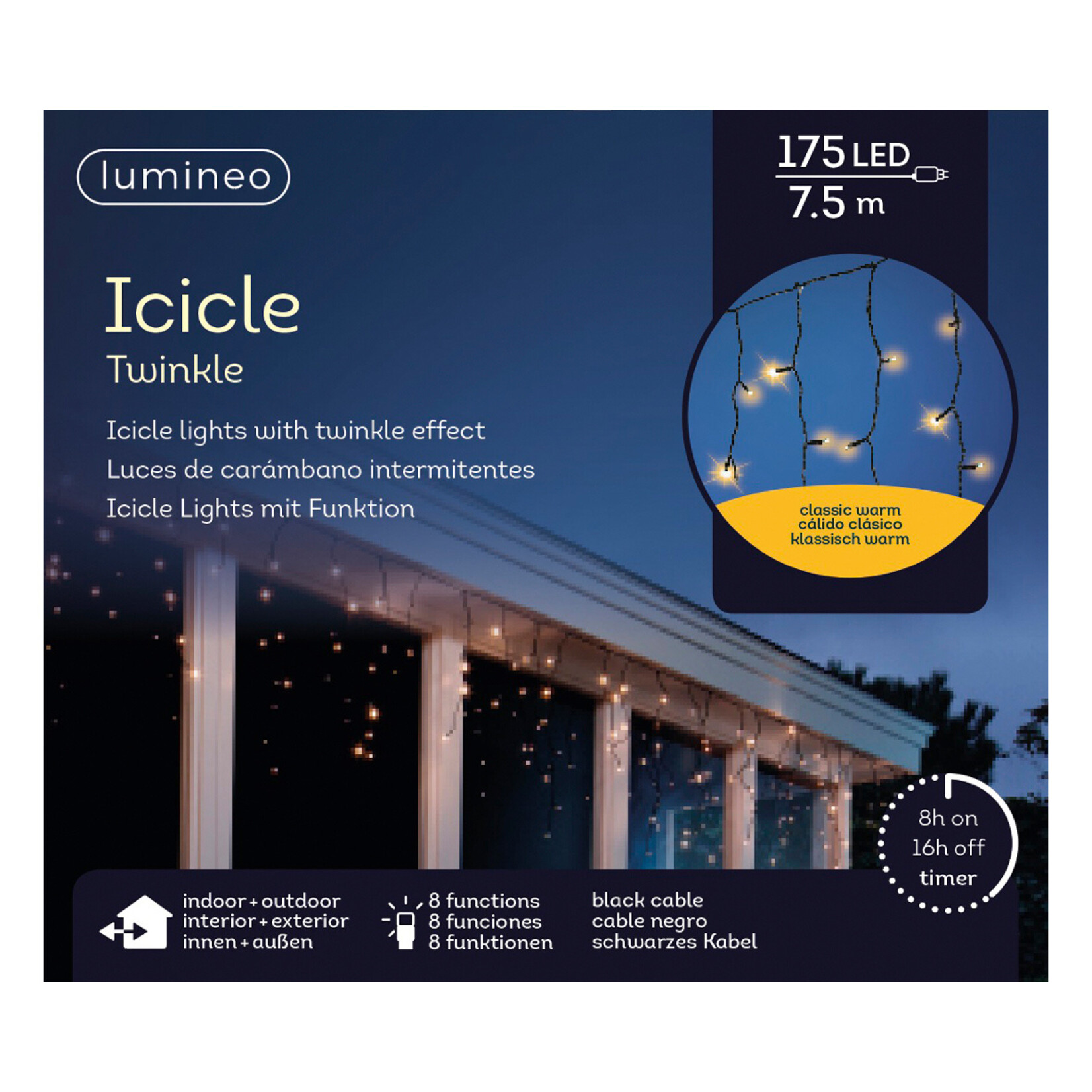 kaemingk LED icicle lights