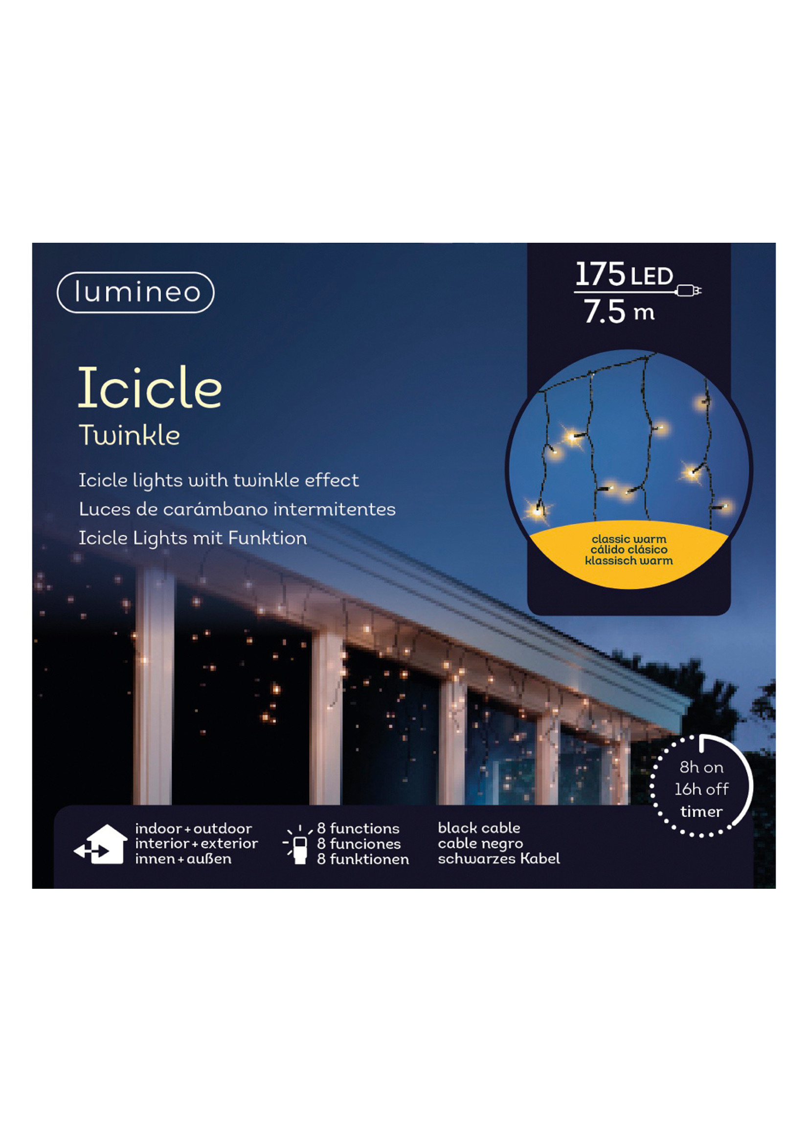 kaemingk LED icicle lights