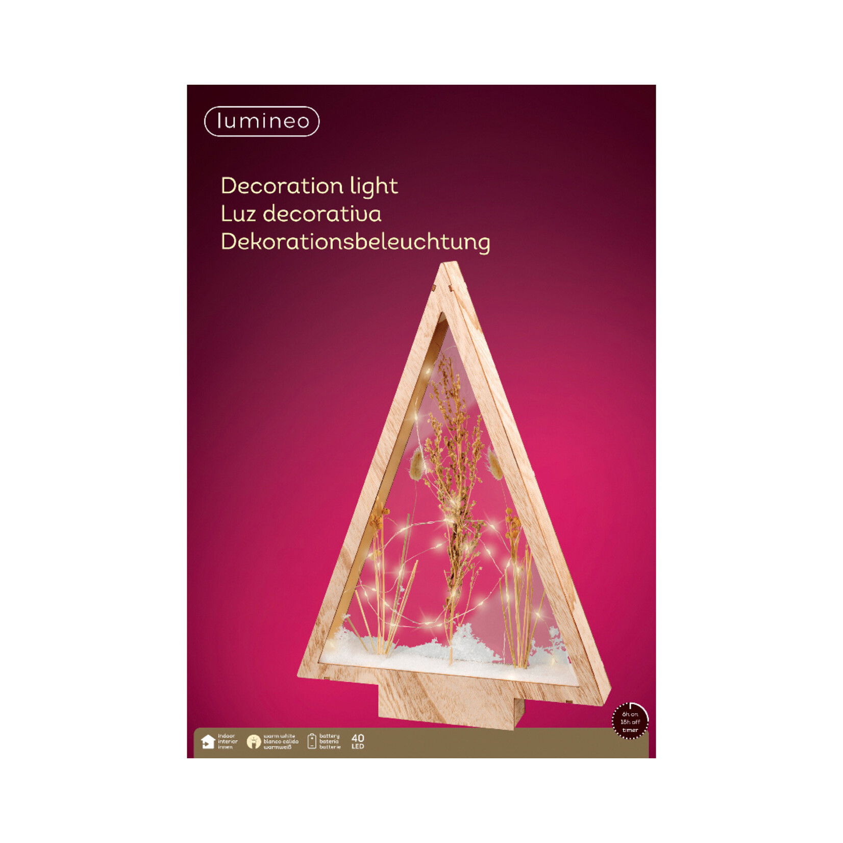 kaemingk Micro LED frame light BO binne