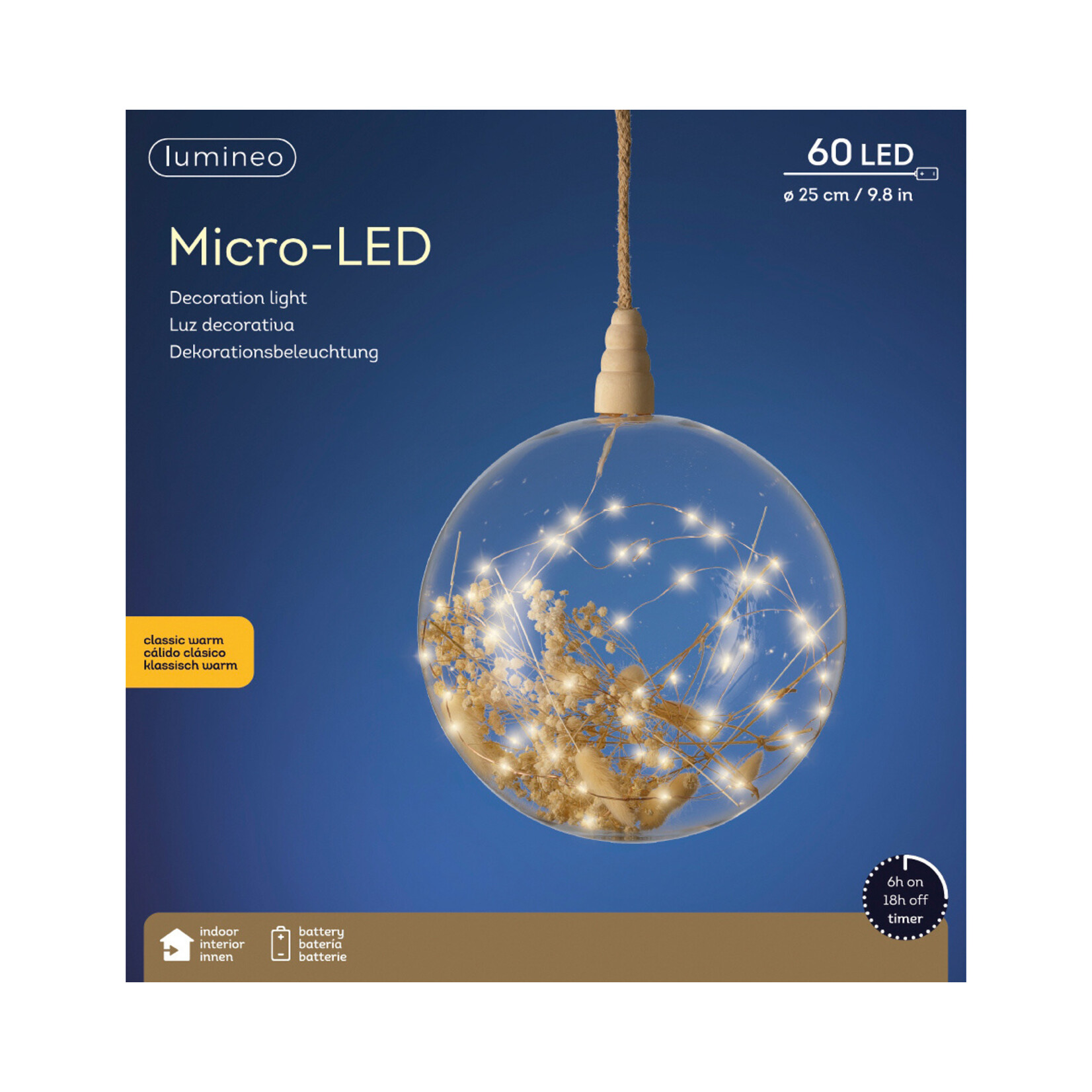 kaemingk Micro LED bal BO binnen