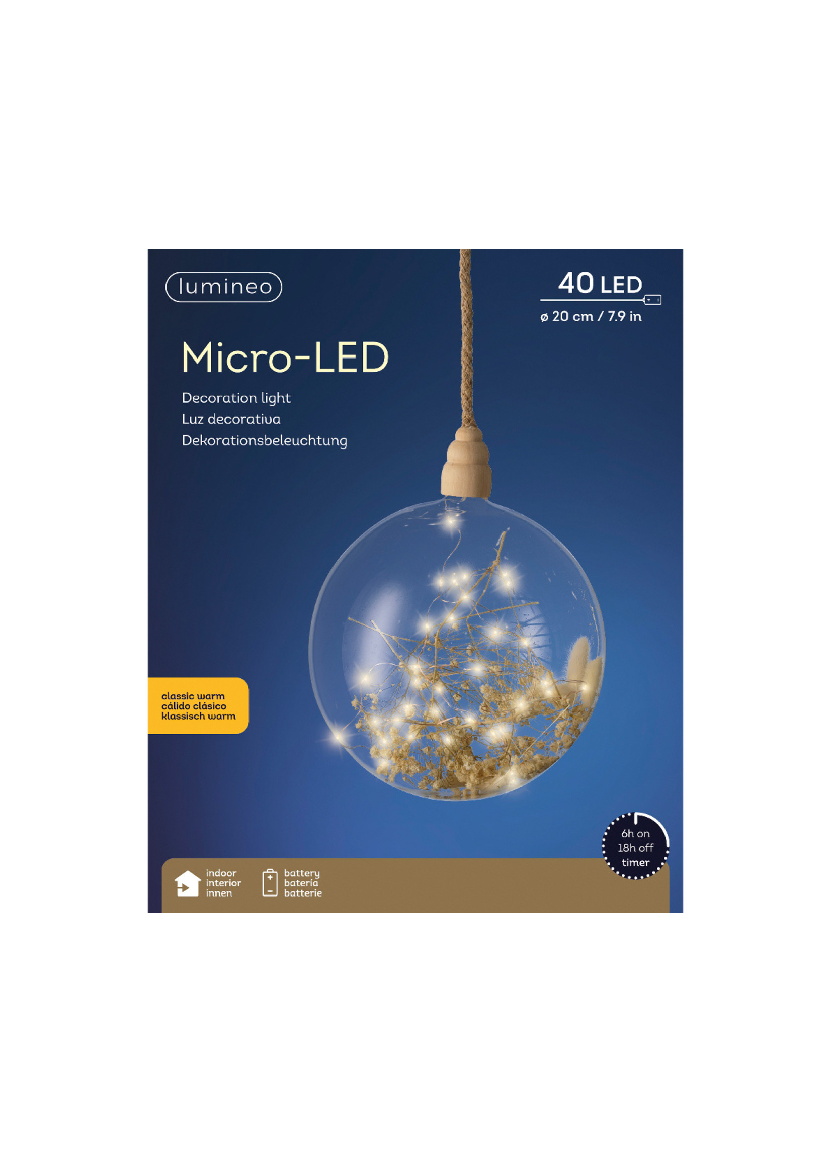 kaemingk Micro LED bal BO binnen