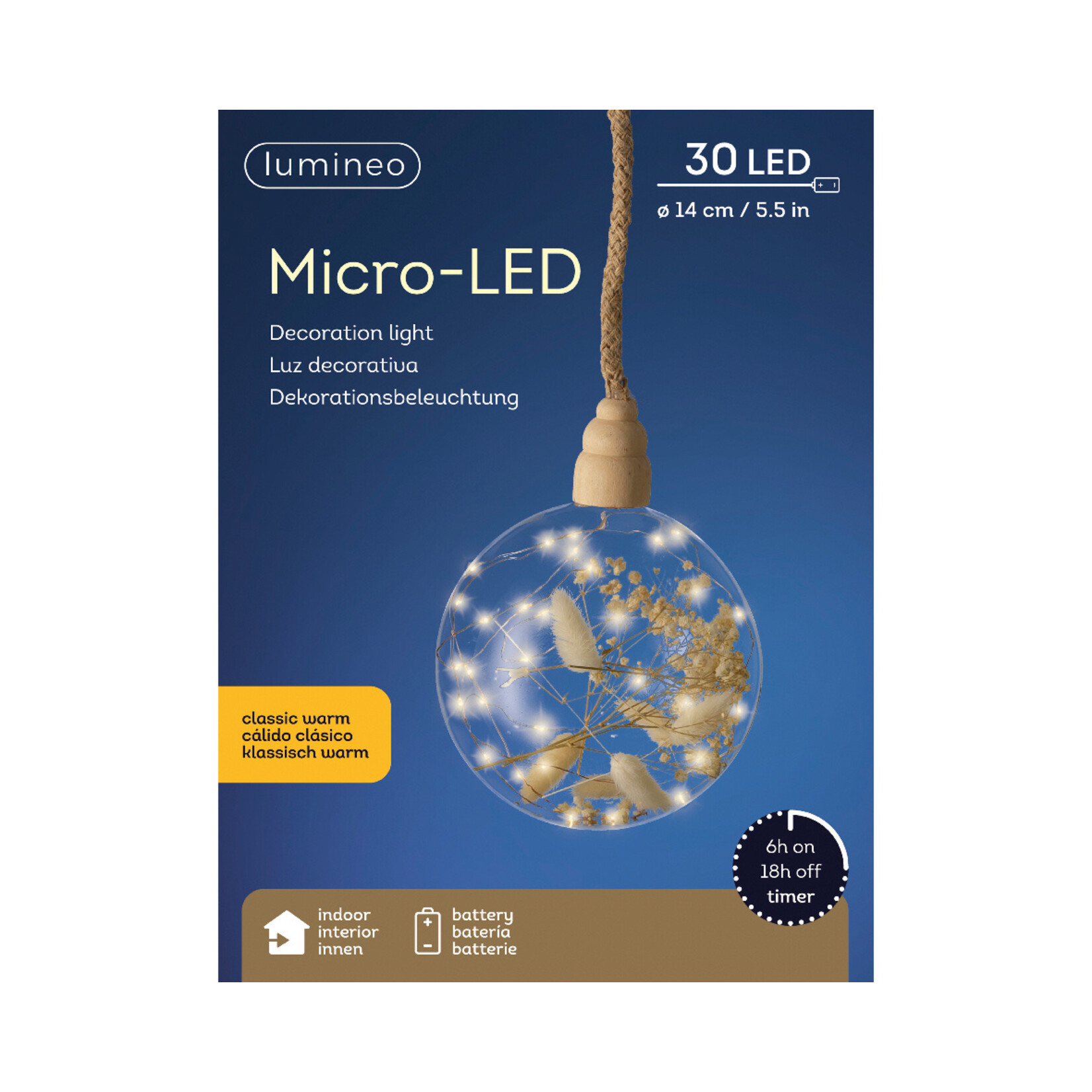 kaemingk Micro LED bal BO binnen
