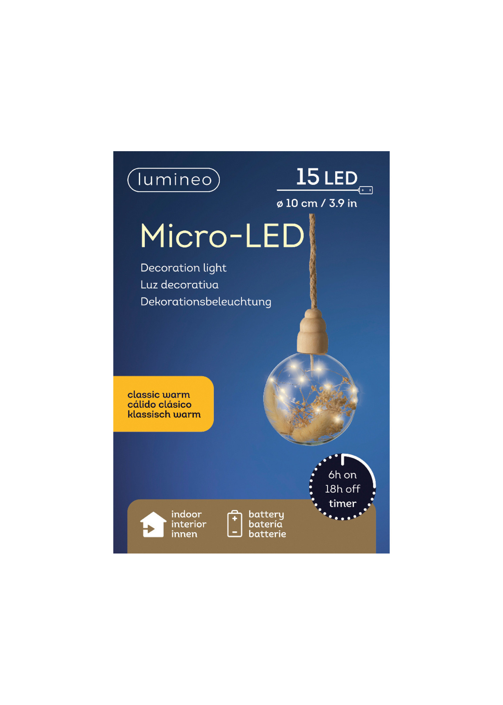 kaemingk Micro LED bal BO binnen