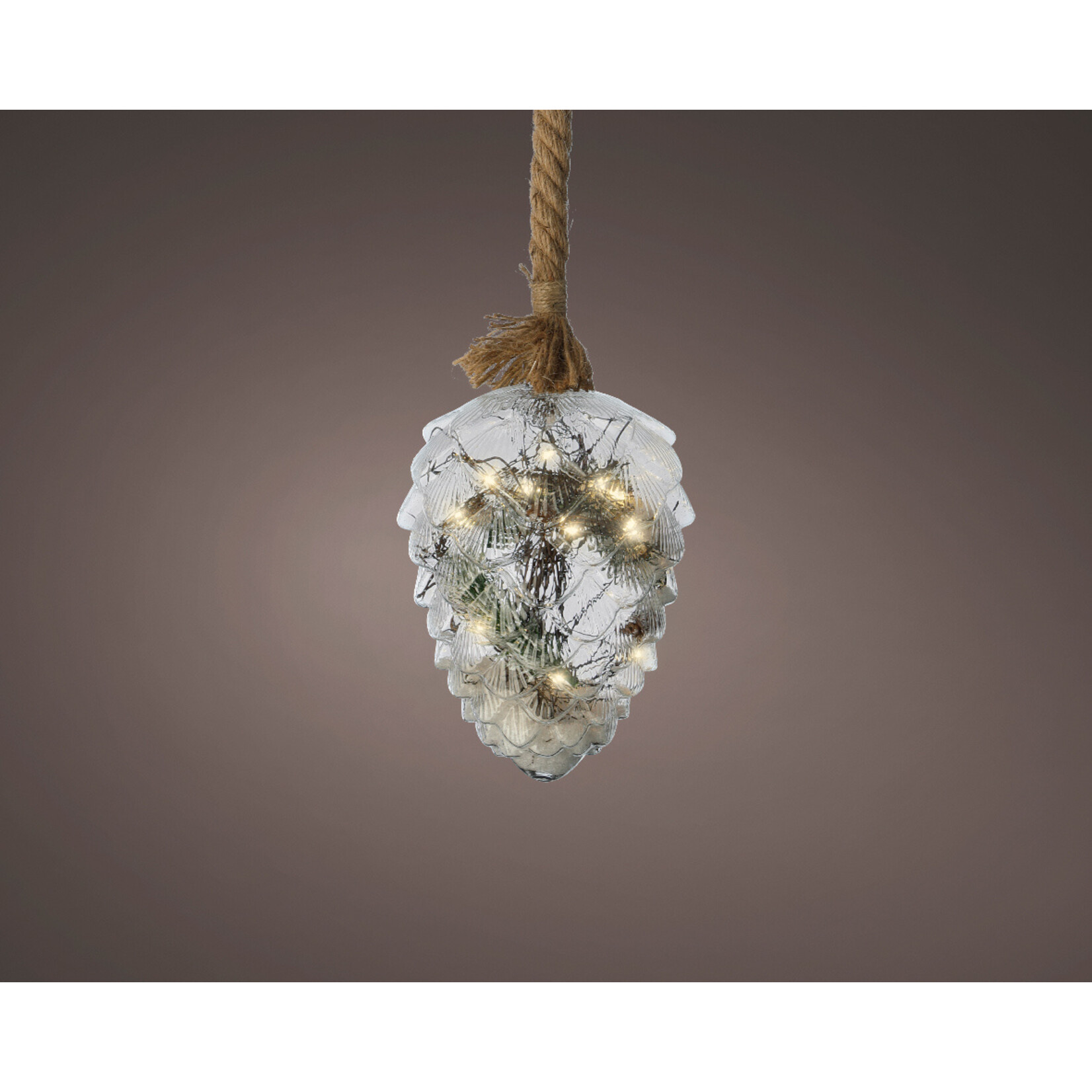 kaemingk Micro LED dennenappel BO binne