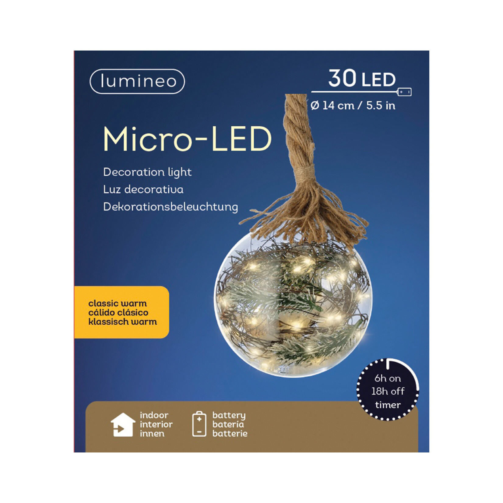 kaemingk Micro LED bal BO binnen
