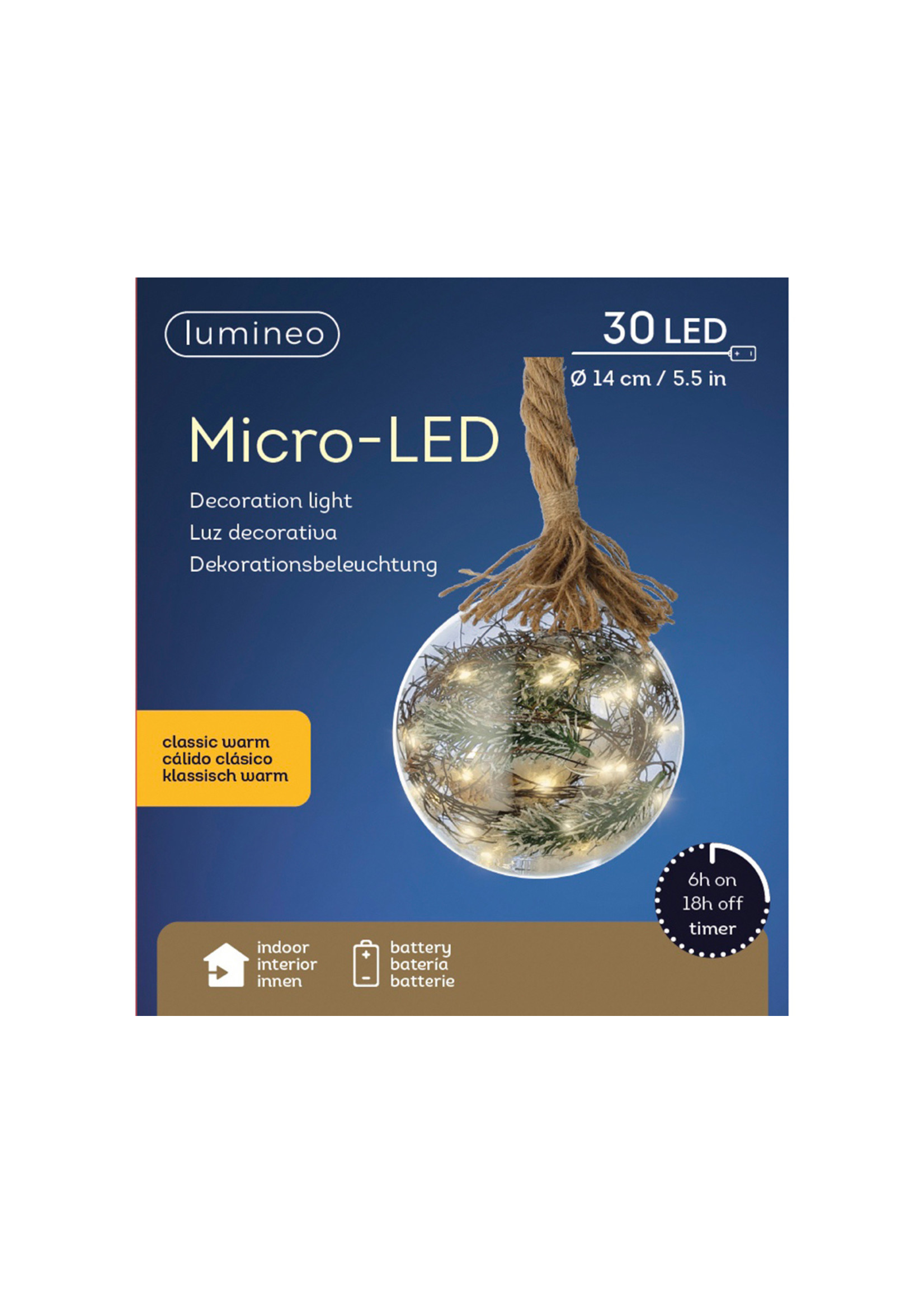 kaemingk Micro LED bal BO binnen