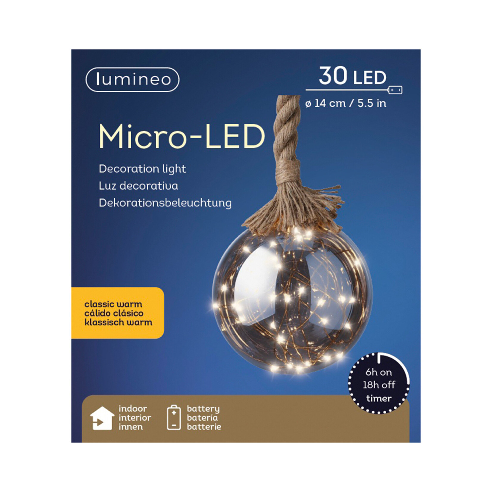 kaemingk Micro LED bal BO binnen