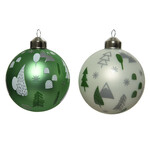 kaemingk Kerstbal glas