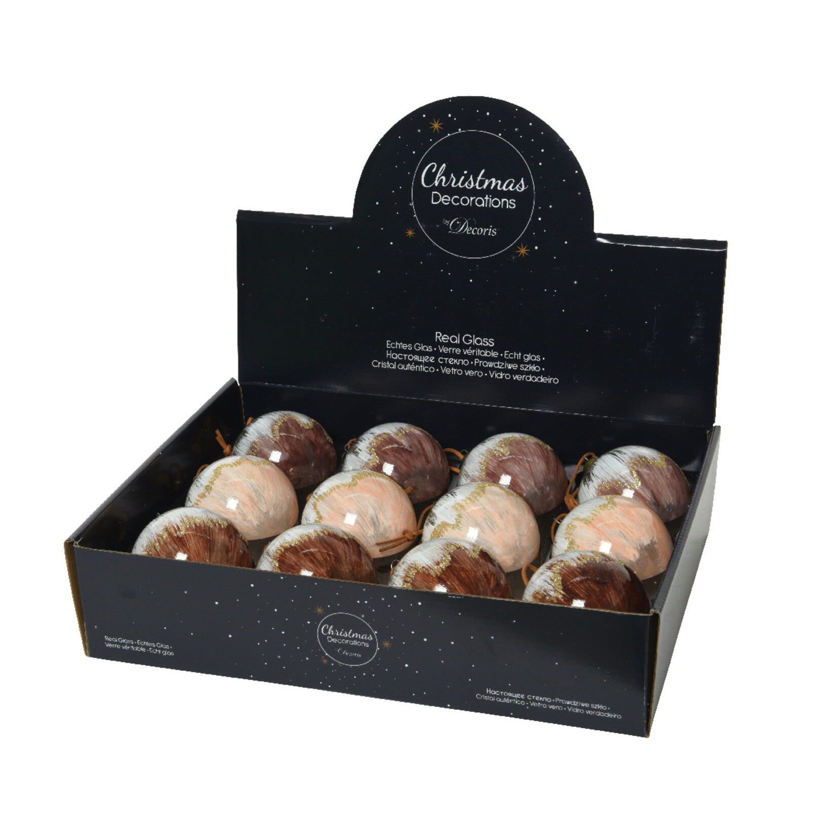 kaemingk Kerstbal glas