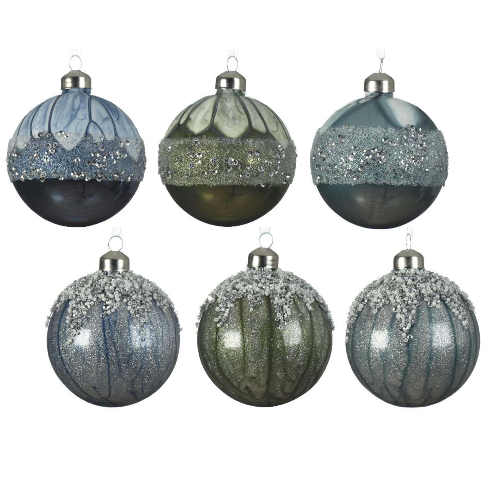 kaemingk Kerstbal glas