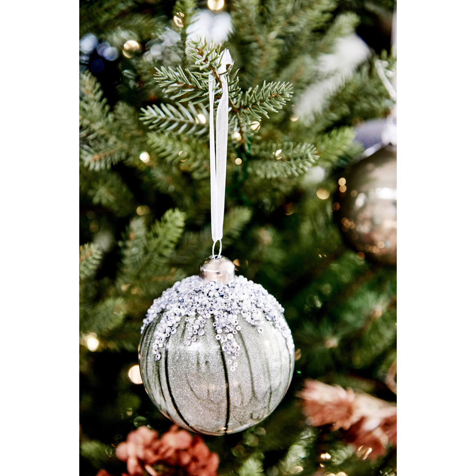 kaemingk Kerstbal glas