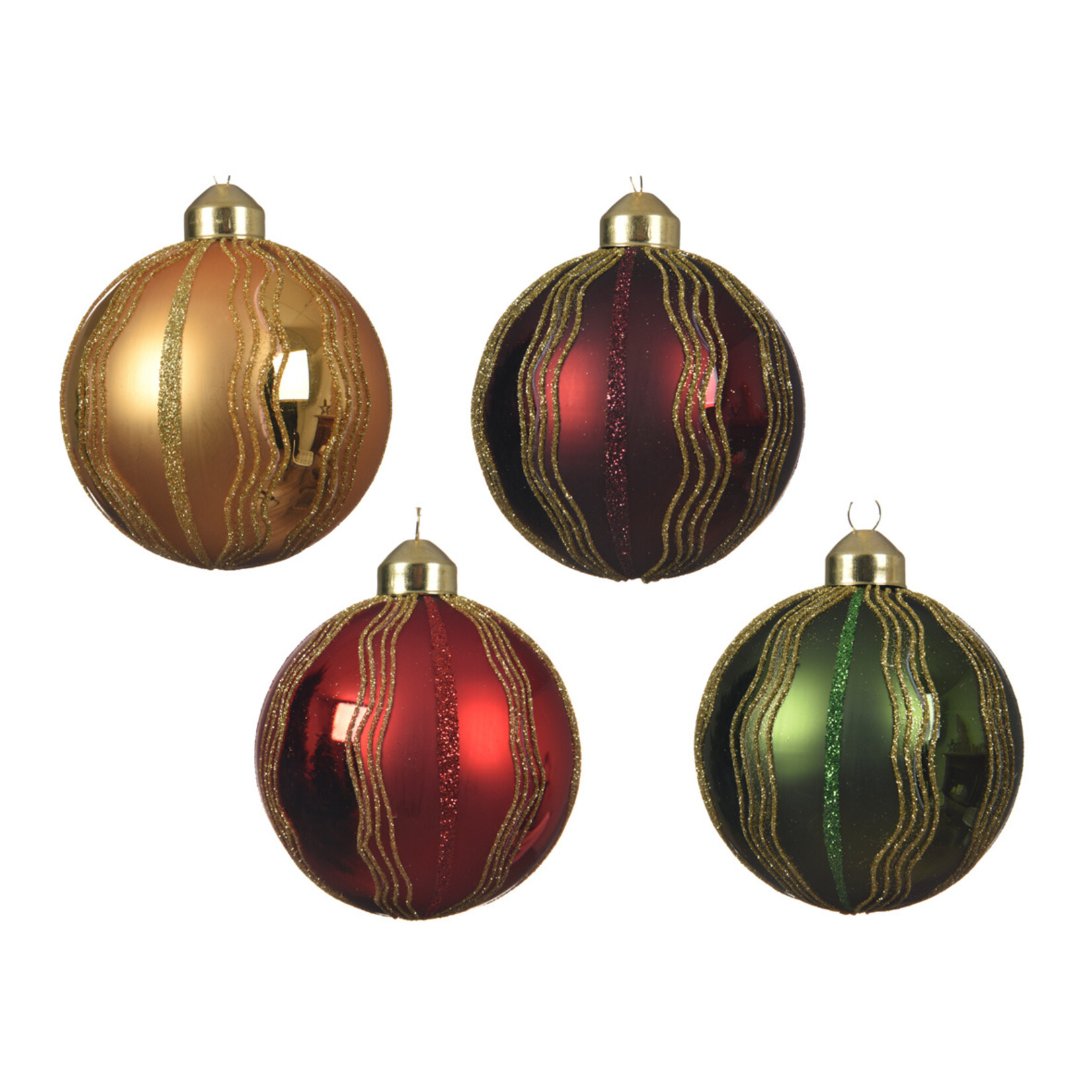 kaemingk Kerstbal glas