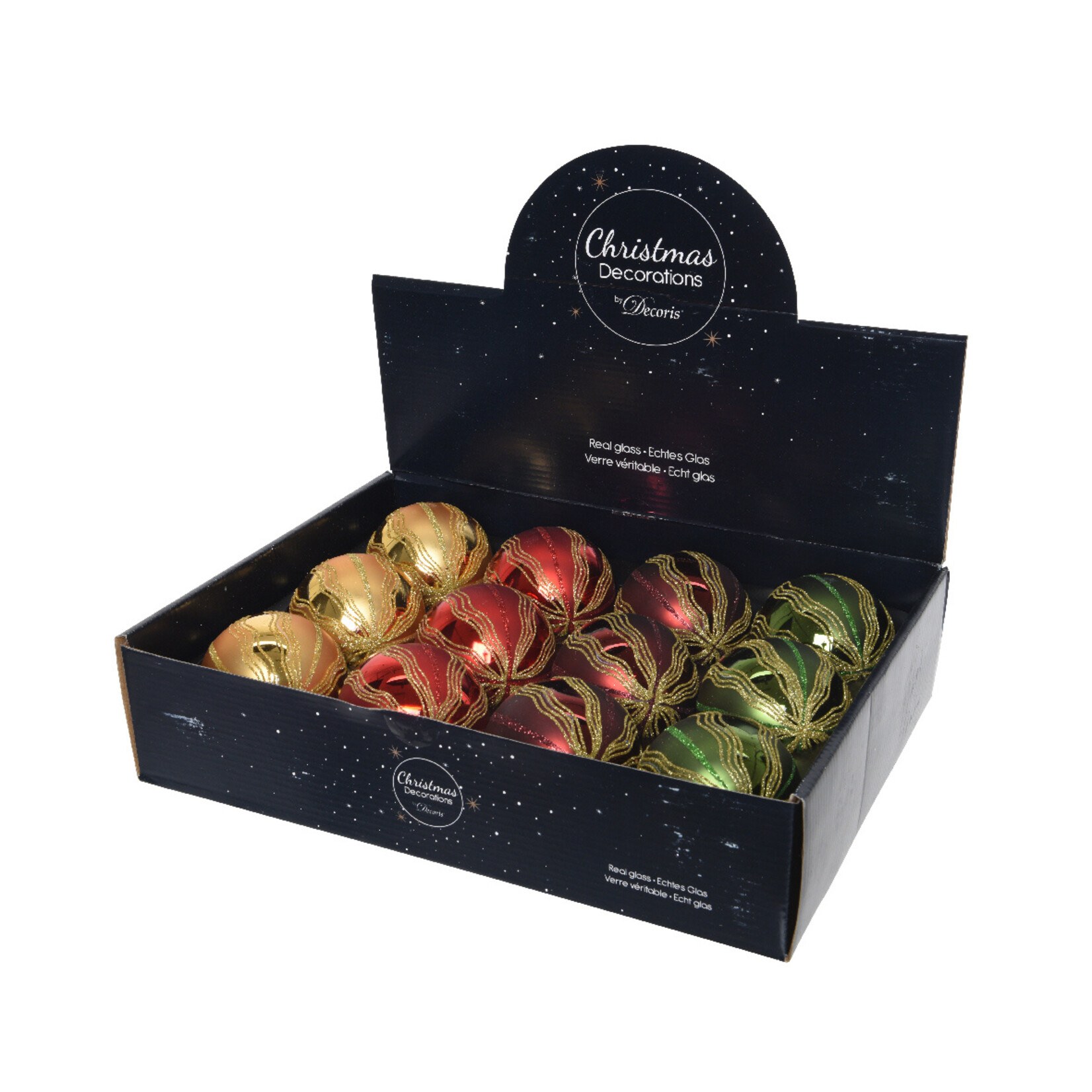 kaemingk Kerstbal glas