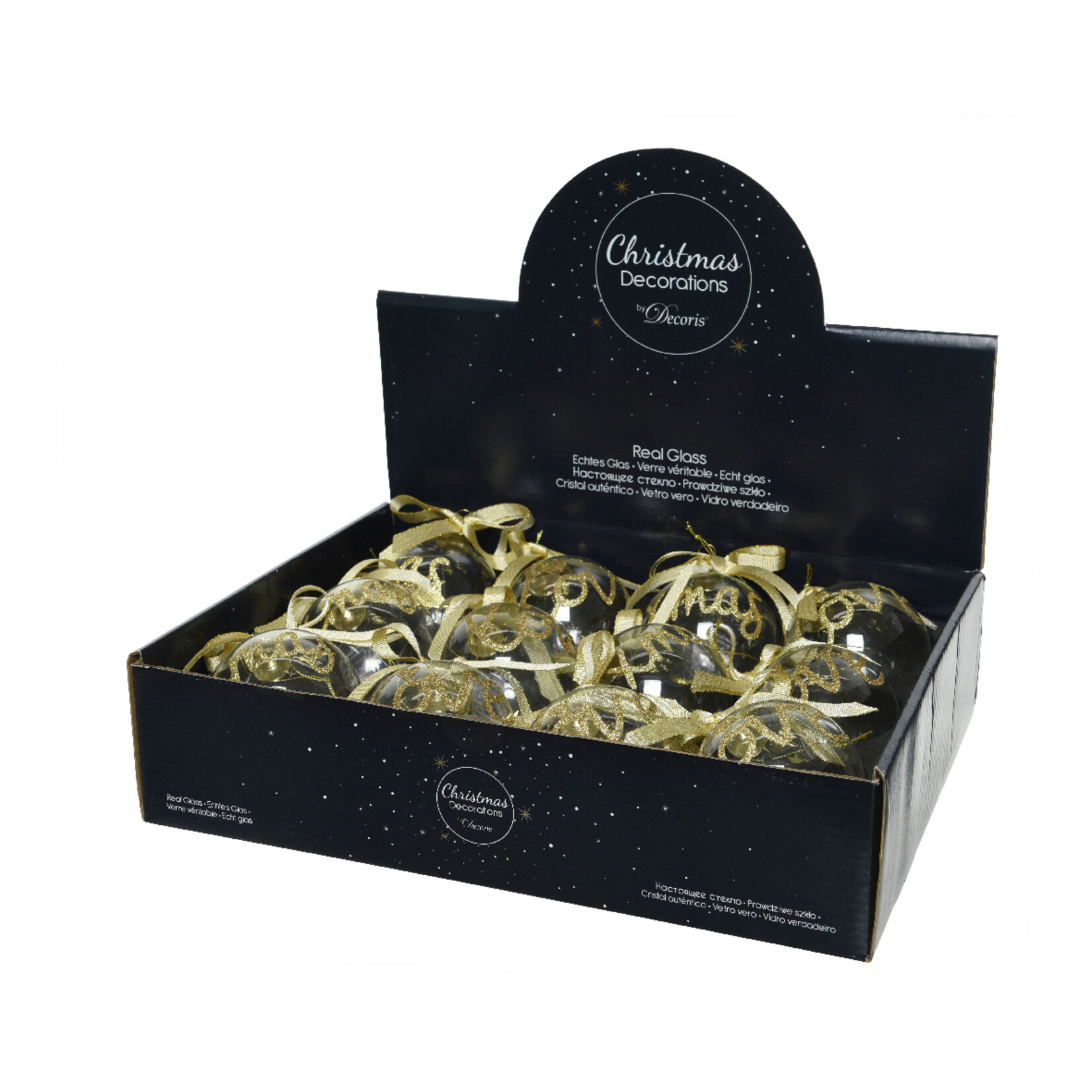 kaemingk Kerstbal glas