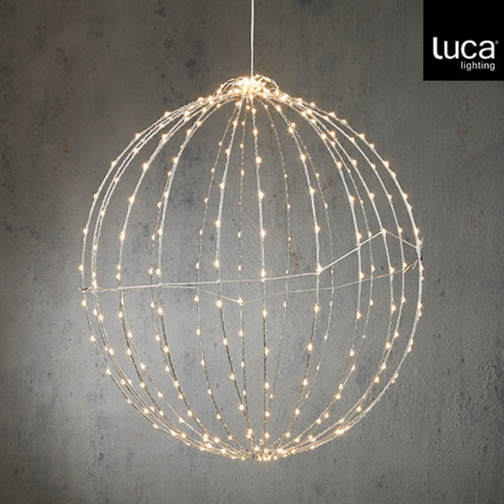 edelman Bal klassiek wit 400led IP44 met timer - d60cm