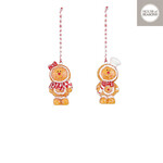 edelman Ornament peperkoek bruin 2 assorti - l5xb3,5xh9,5cm