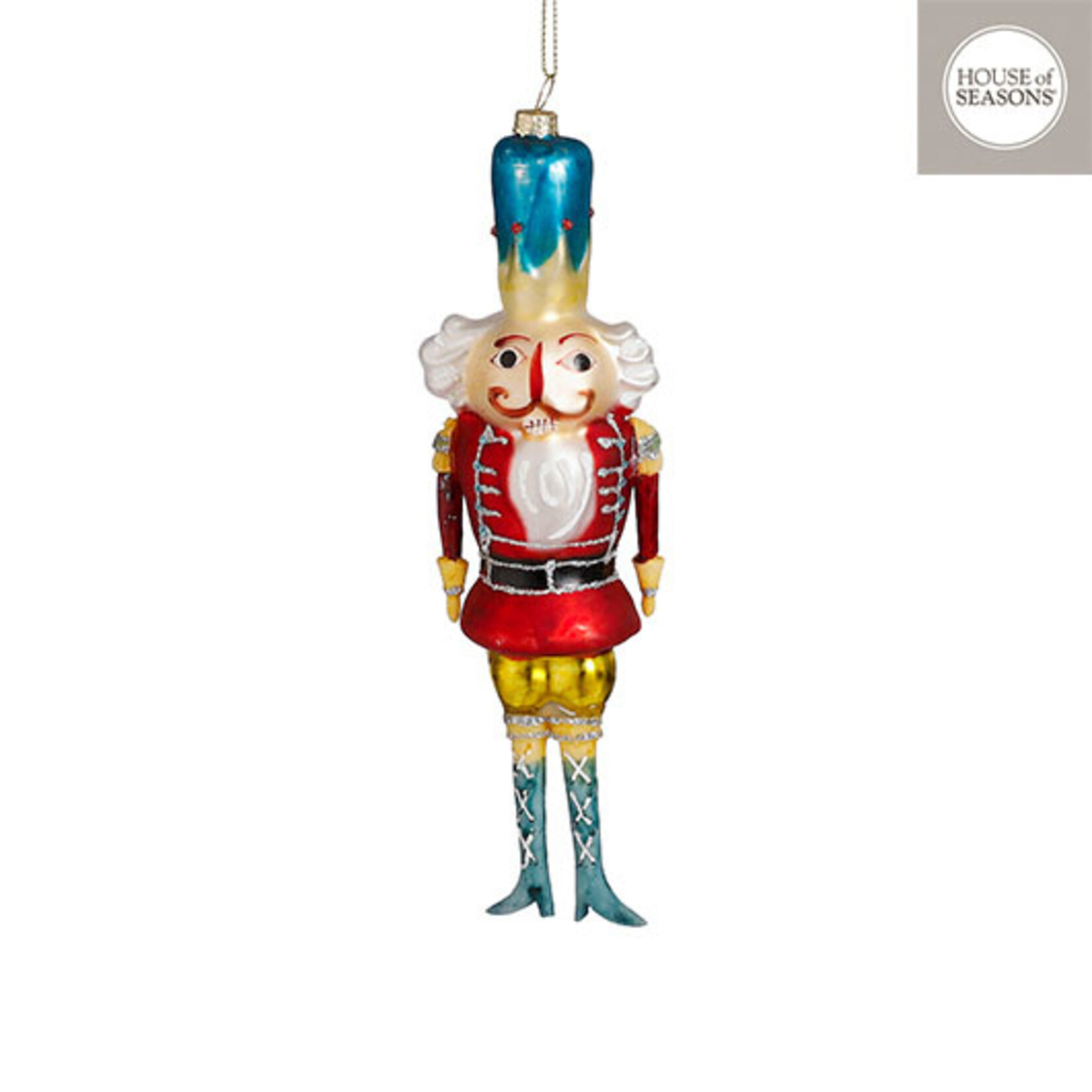 edelman Ornament soldaat rood - l6xb4,5xh21cm