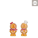 edelman Peperkoek bruin 2 assorti - l8,5xb6,5xh16,5cm